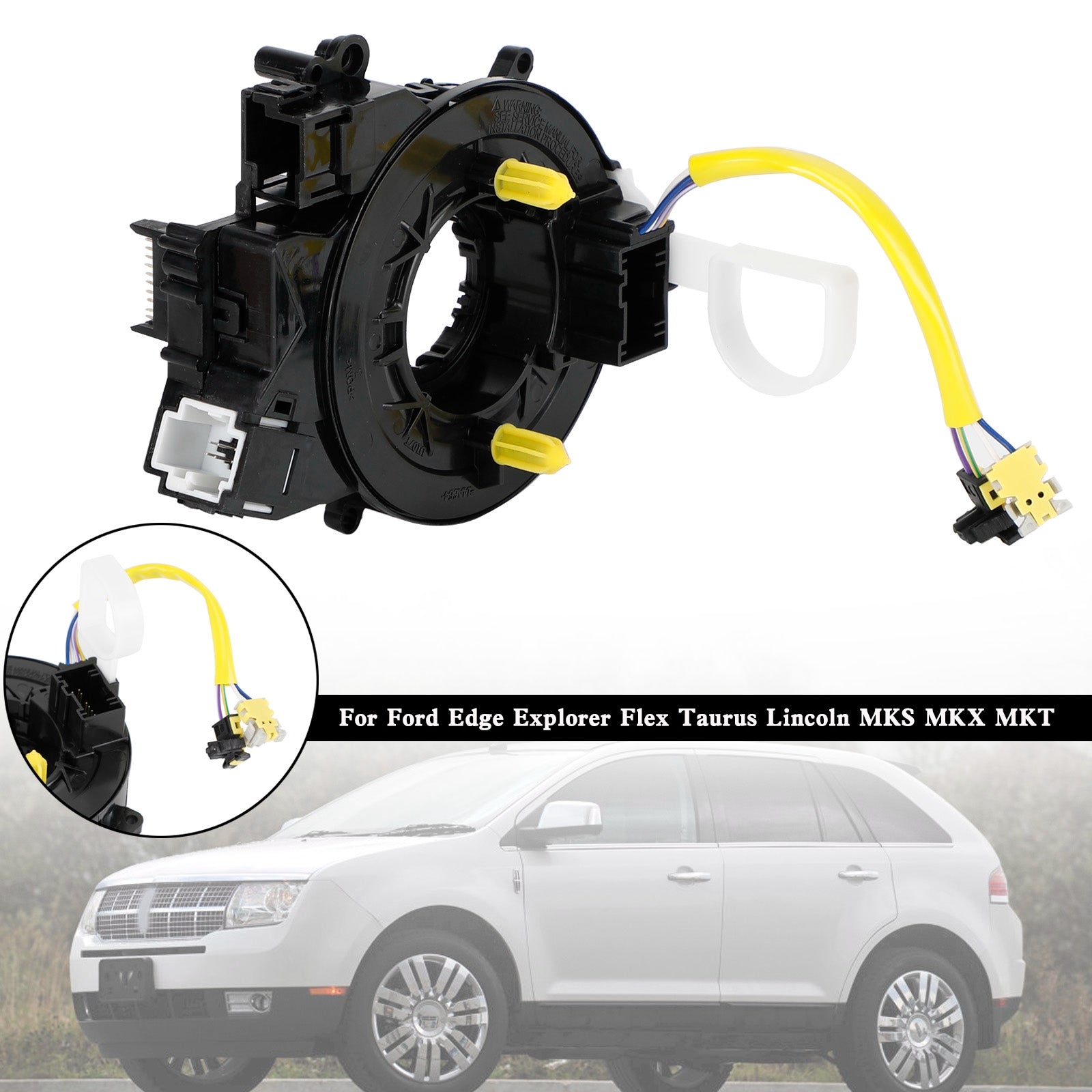 PALASER 2011-2015 Ford Explorer Steering Wheel Clockspring GB5Z-14A664-C CT4Z-14A664-A - Image 6