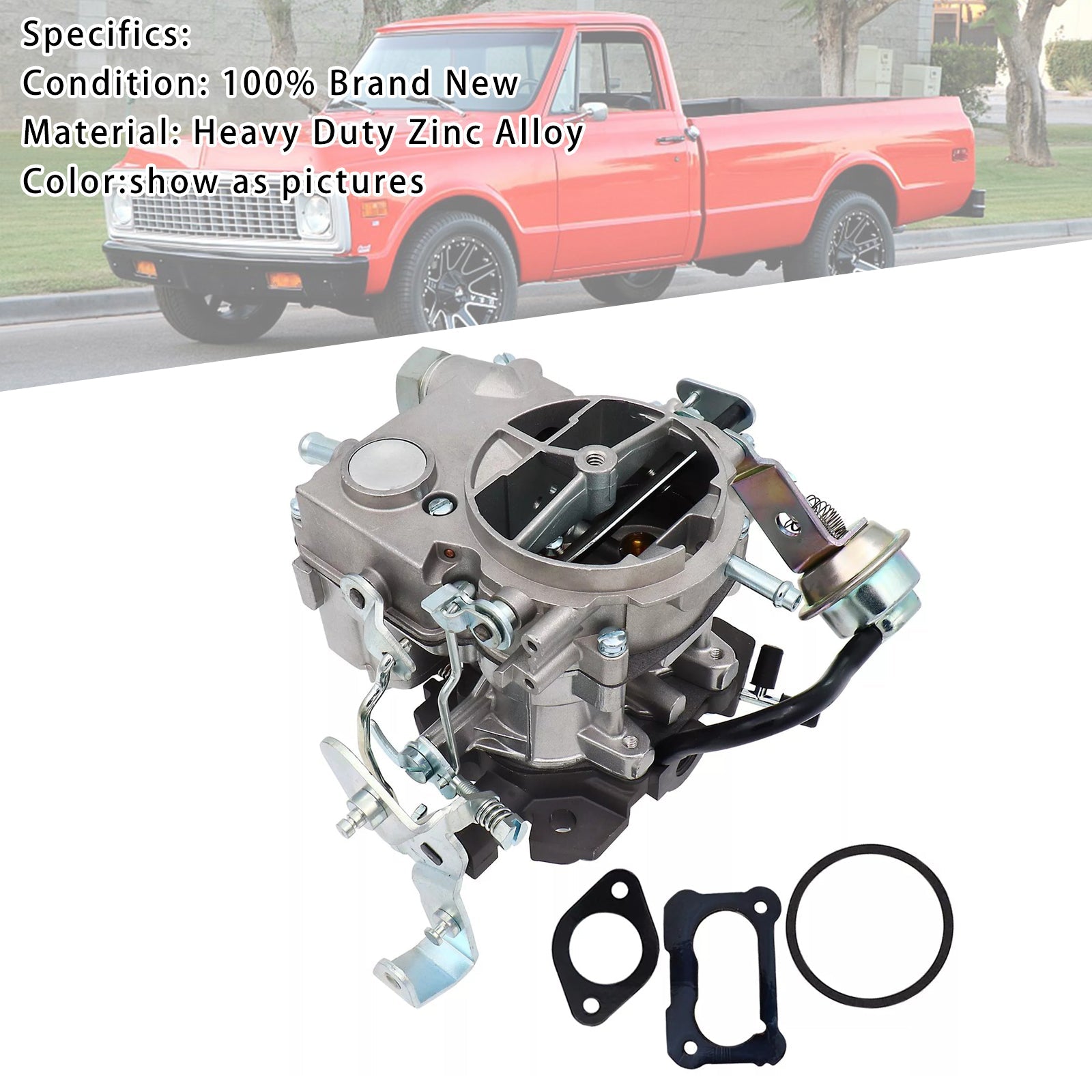 PALASER 1970-1979 Chevrolet Nova El Camino 2 Barrel Carburetor Carby 17054616 - Image 2