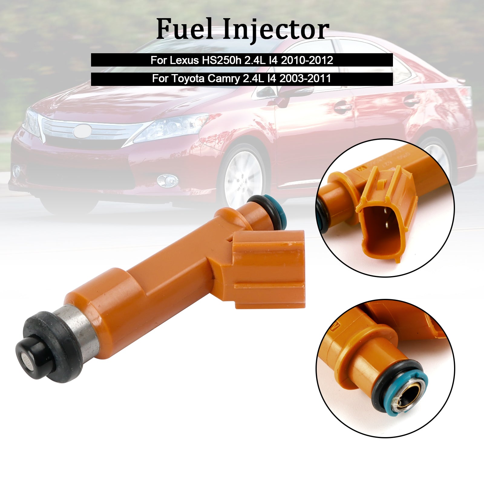 PALASER 2003-2011 Toyota Camry 2.4L I4 Fuel Injector 23209-0H050 23209-28060 297500-0680 - Image 9