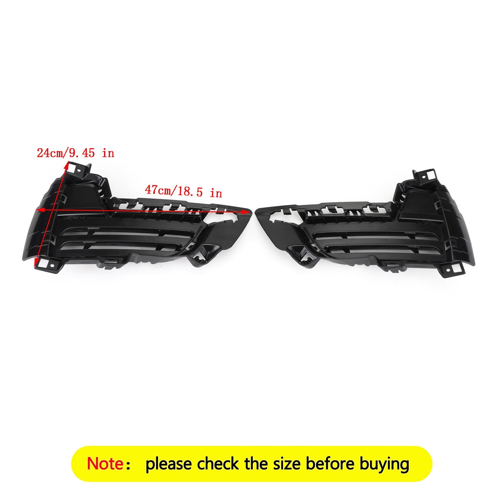 PALASER 14-18 BMW X5 F15 51117307993 51117307994 Front Bumper Lower Left & Right Mesh Grille Grill - Image 3
