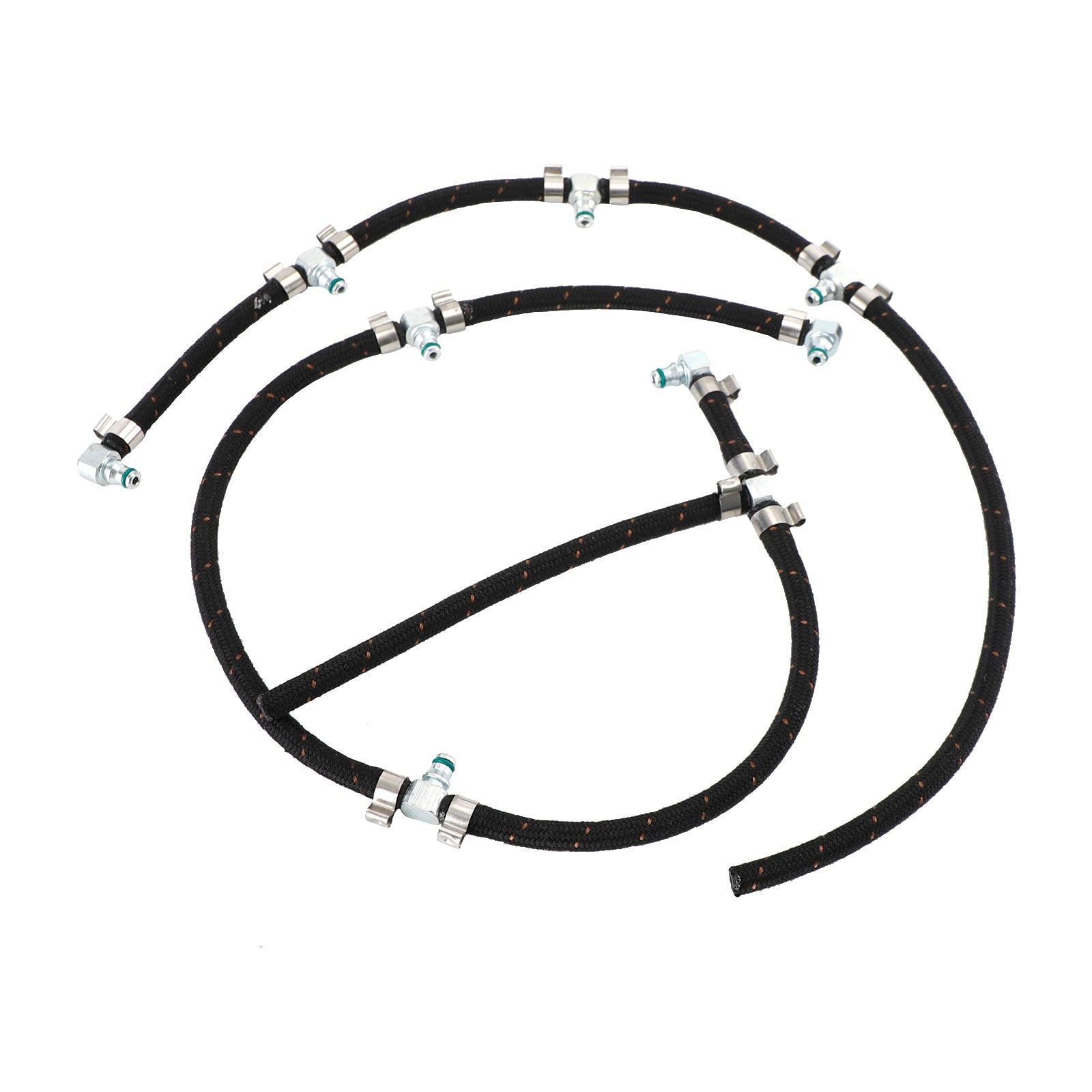 PALASER 2004.5-2010 Lly Duramax Diesel Pickup Truck Engines 6.6L Fuel Injector Return Line Kit 97328733 98062291