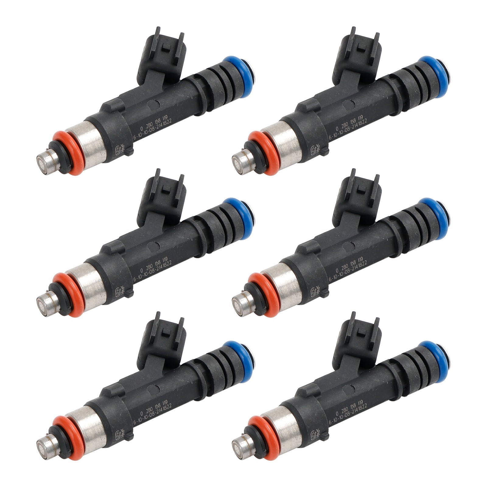 PALASER 2008-2010 Dodge Grand Caravan 3.3L 3.8L 6PCS Fuel Injector 0280158119 812-11131