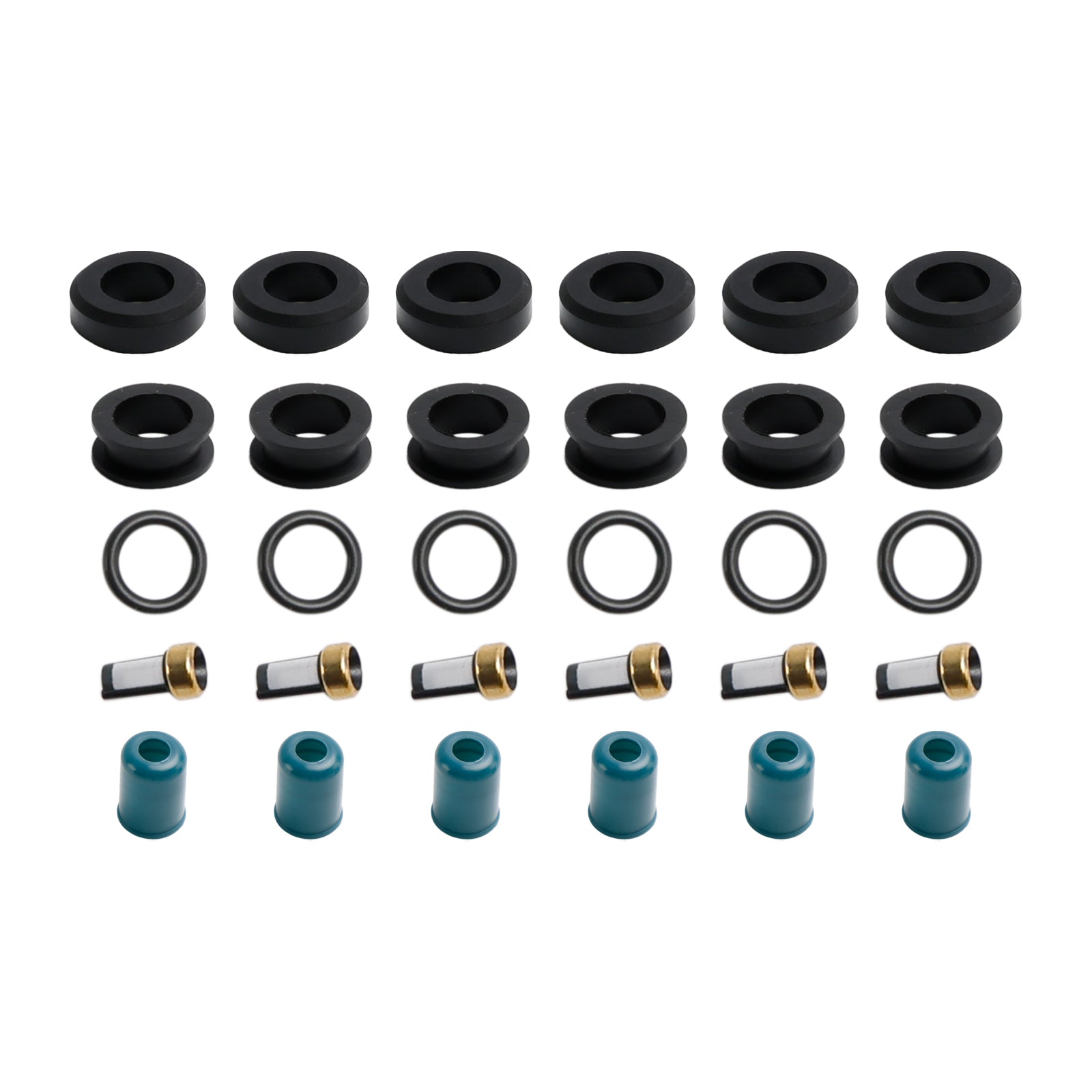 PALASER 1988-1995 Toyota 4 Runner 3VZE Truck Fuel Injector Repair Seal Rebuild Kit 4-319 - Image 10
