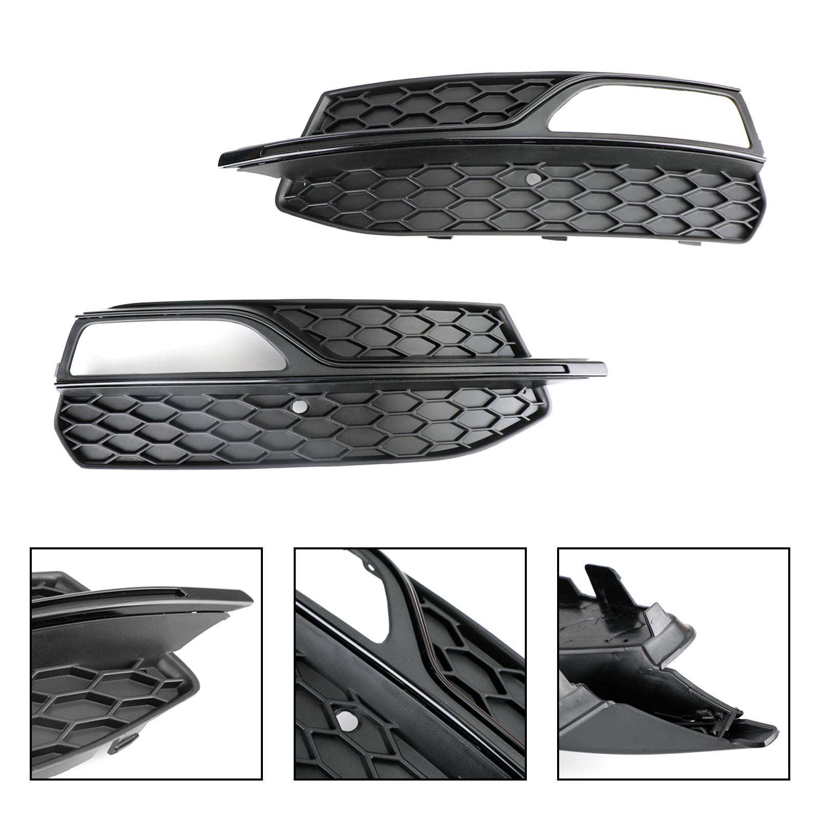 PALASER 2013-2016 Audi A3 S-line Lower Bumper Fog Light Cover Grill 8V3807681G 8V3807682G - Image 10