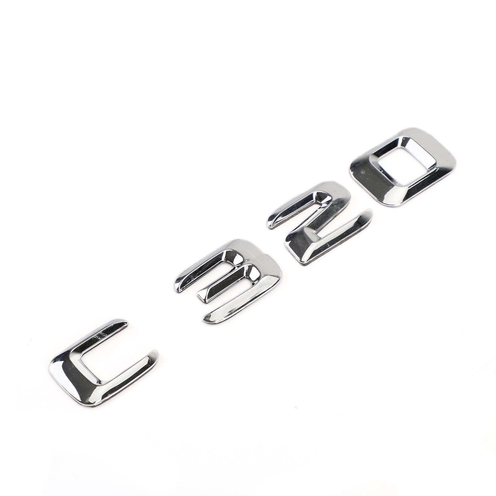 PALASER Rear Trunk Emblem Badge Nameplate Decal Letters Numbers Fit Mercedes C320 Chrome - Image 5