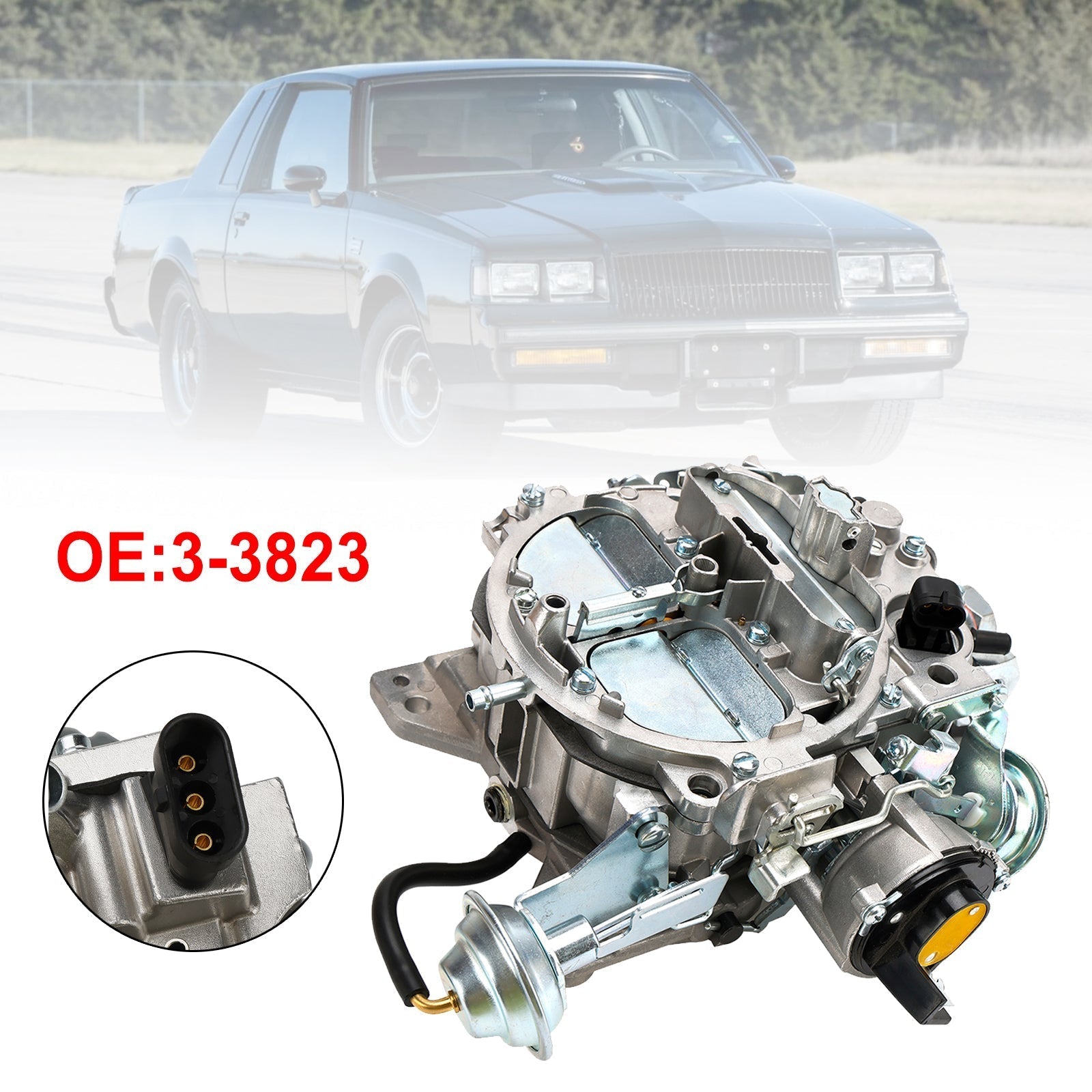 PALASER 1986 Pontiac Bonneville/firebird/grand Prix/parisienne 5.0 Carburetor 3-3823 305 Engine Electric Choke - Image 6