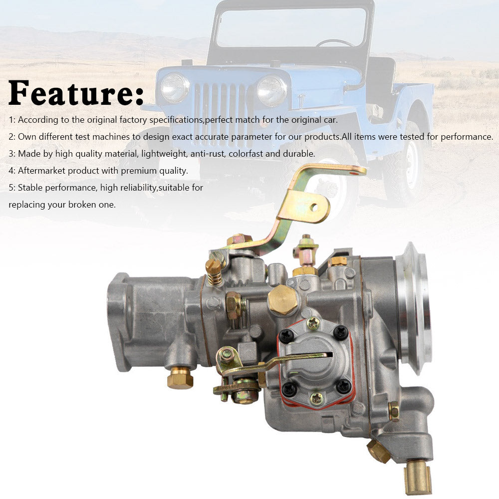 PALASER 1956-1958 Jeep Willys Base CJ-6 F Head Carburetor Carb Kit 17701.02 923808 VY7B98 - Image 5