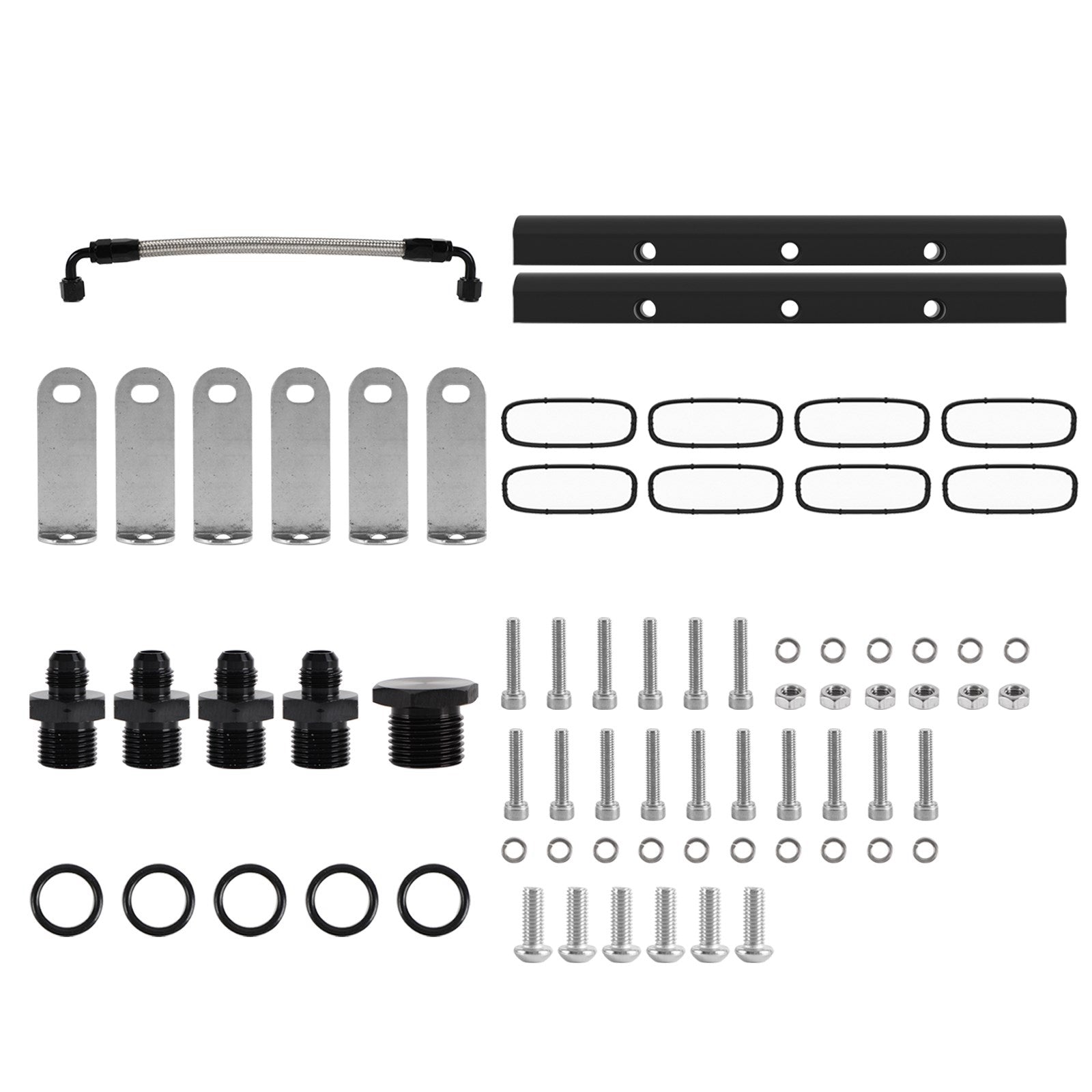 PALASER 92MM Intake Manifold W/ Fuel Rails Cathedral Port Fit LS1 LS2 LS6 6.0L 5.3L 4.8L - Image 6