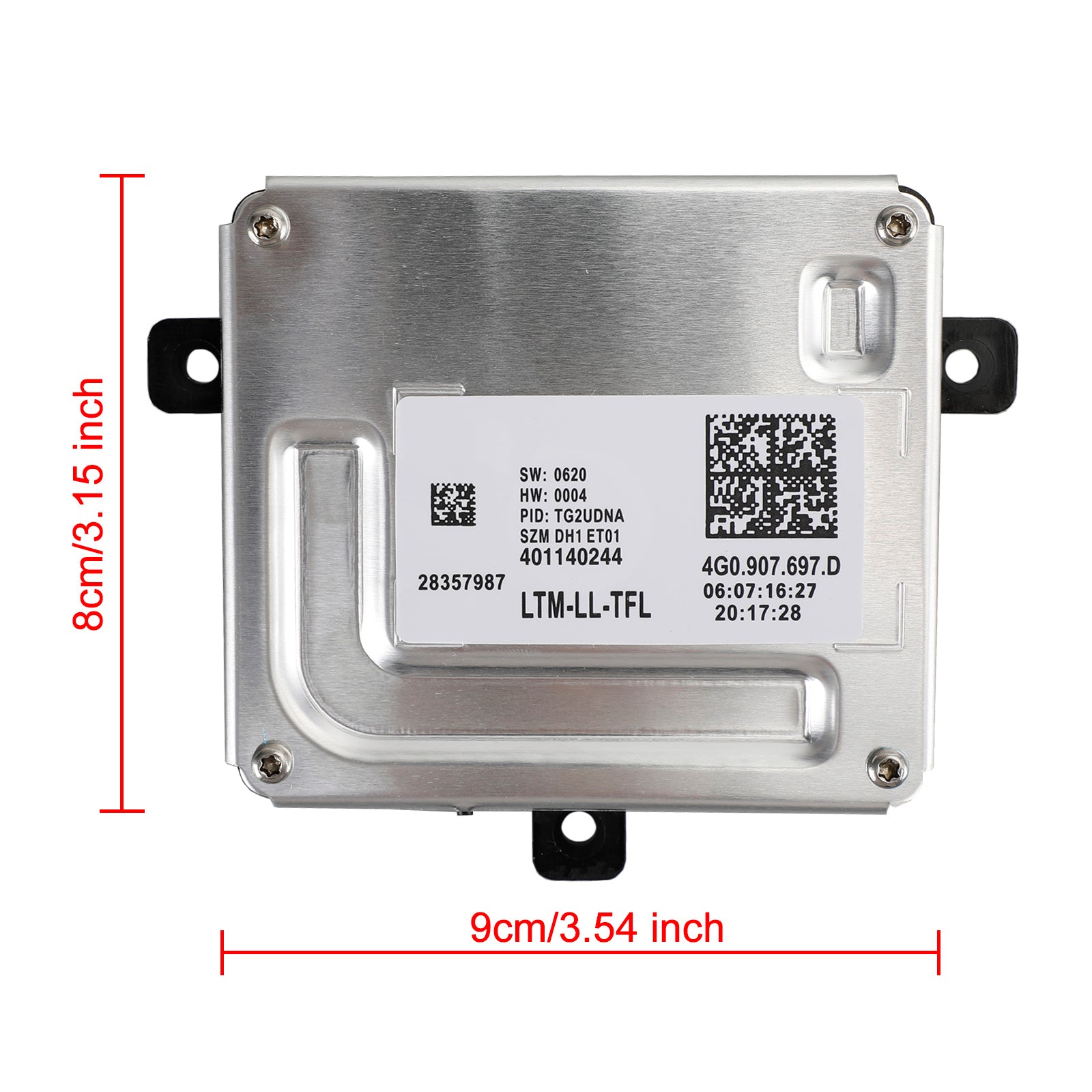 PALASER 2012-2014 Audi A6/S6/RS6 LED Daytime Running Light Module Headlight Control Unit 4G0907697D - Image 3