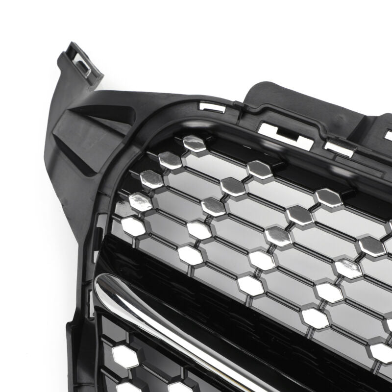 PALASER 2015-18 Benz W205 C250 C300 C400 Diamond Grille Front Grill - Image 8