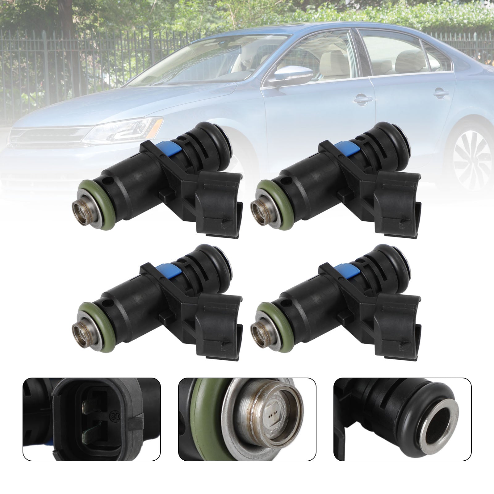 PALASER 4PCS Fuel Injectors 03C906031A 04E906031F Fit Vw Vento 2014-2019 Fit Passat 2008-2010 - Image 7
