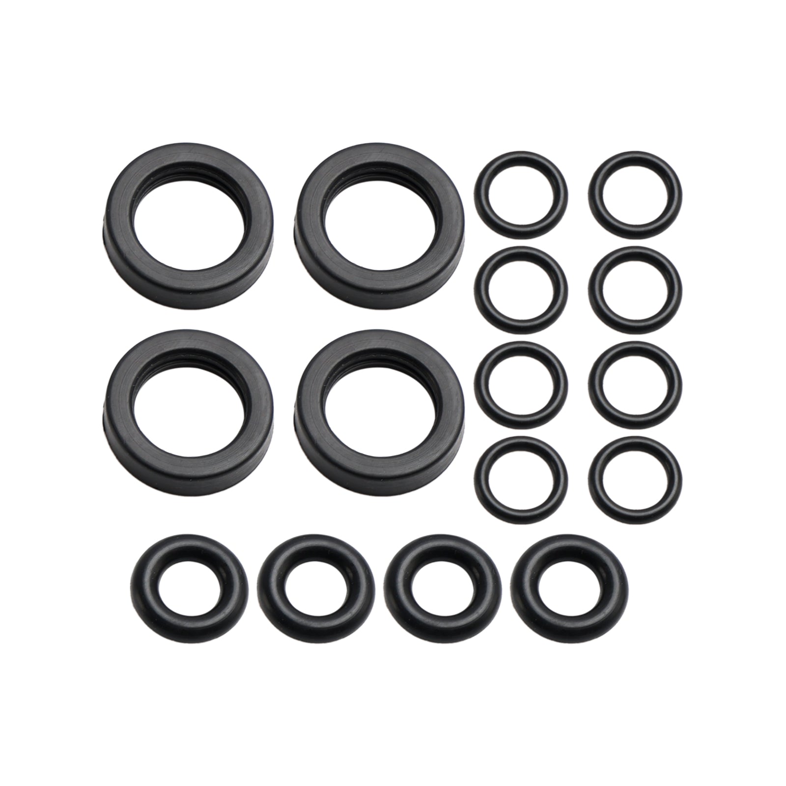 PALASER Honda Accord Crx Civic Delsol Prelude 4Pcs Fuel Injector Seal O-ring Kit BK14H