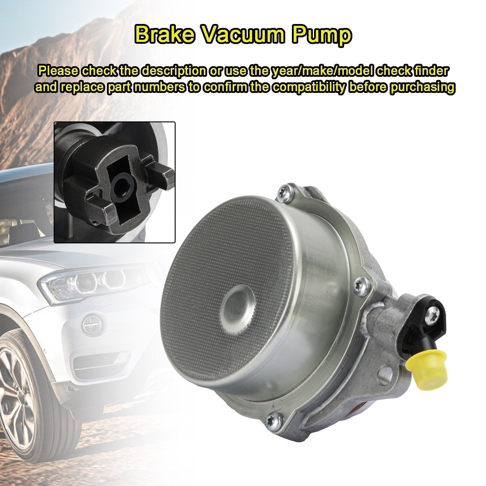PALASER 2004/01+ BMW 6 E63 Brake Vacuum Pump 11667791232 - Image 4