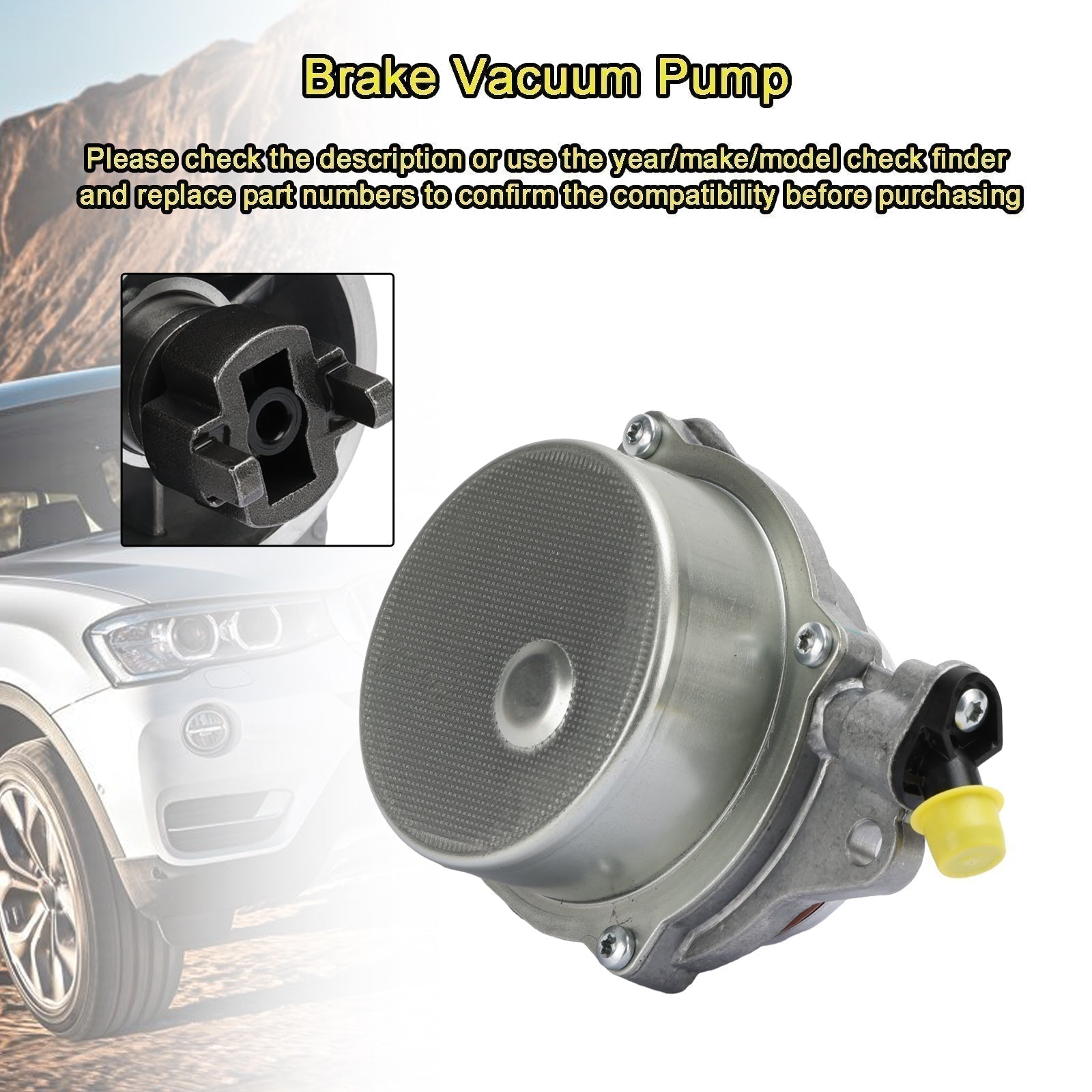 PALASER 2008/05+ BMW X6 E71 E72 Brake Vacuum Pump 11667791232 - Image 4
