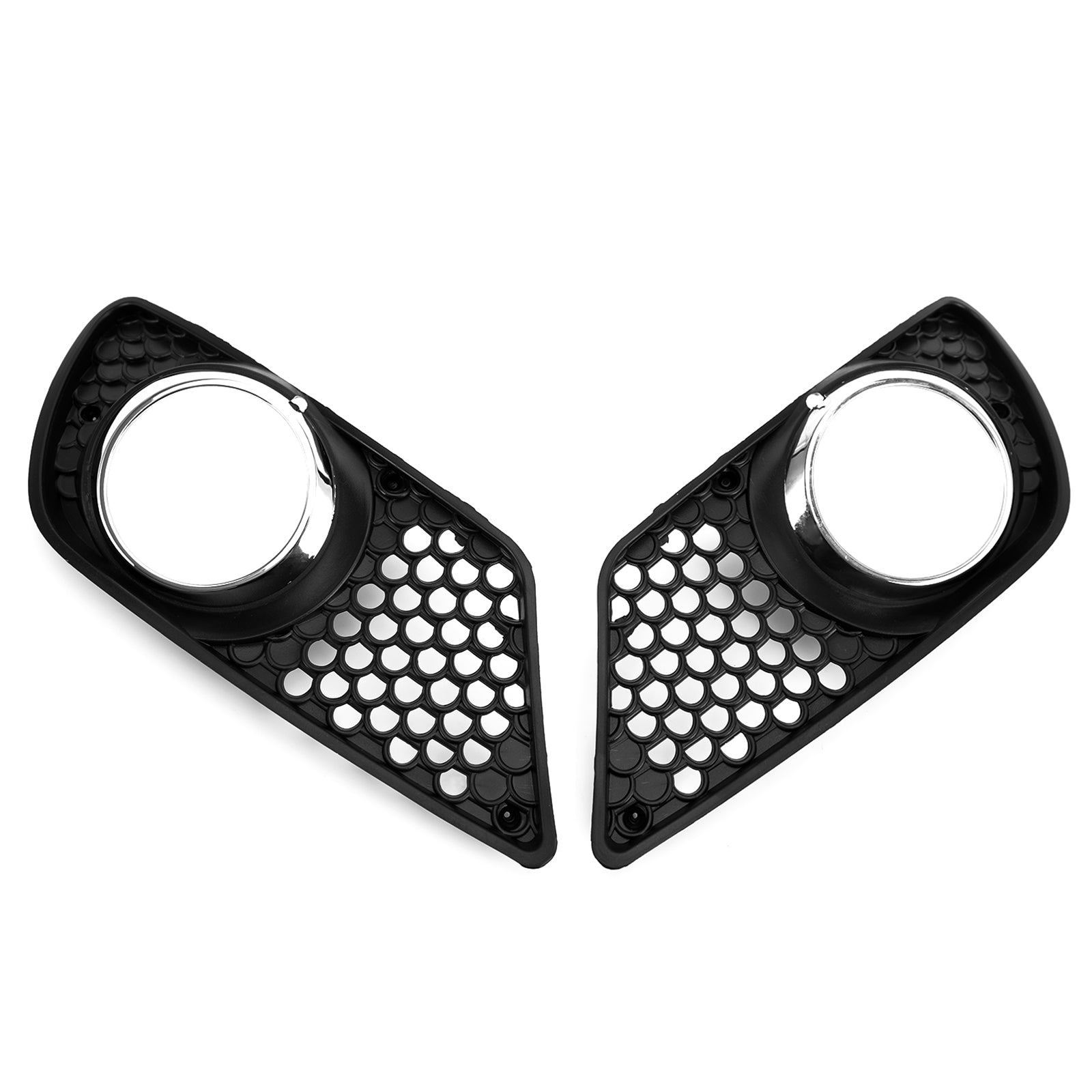PALASER 2008-2010 Benz C-class W204 Pair Front Bumper Fog Light Grill - Image 11