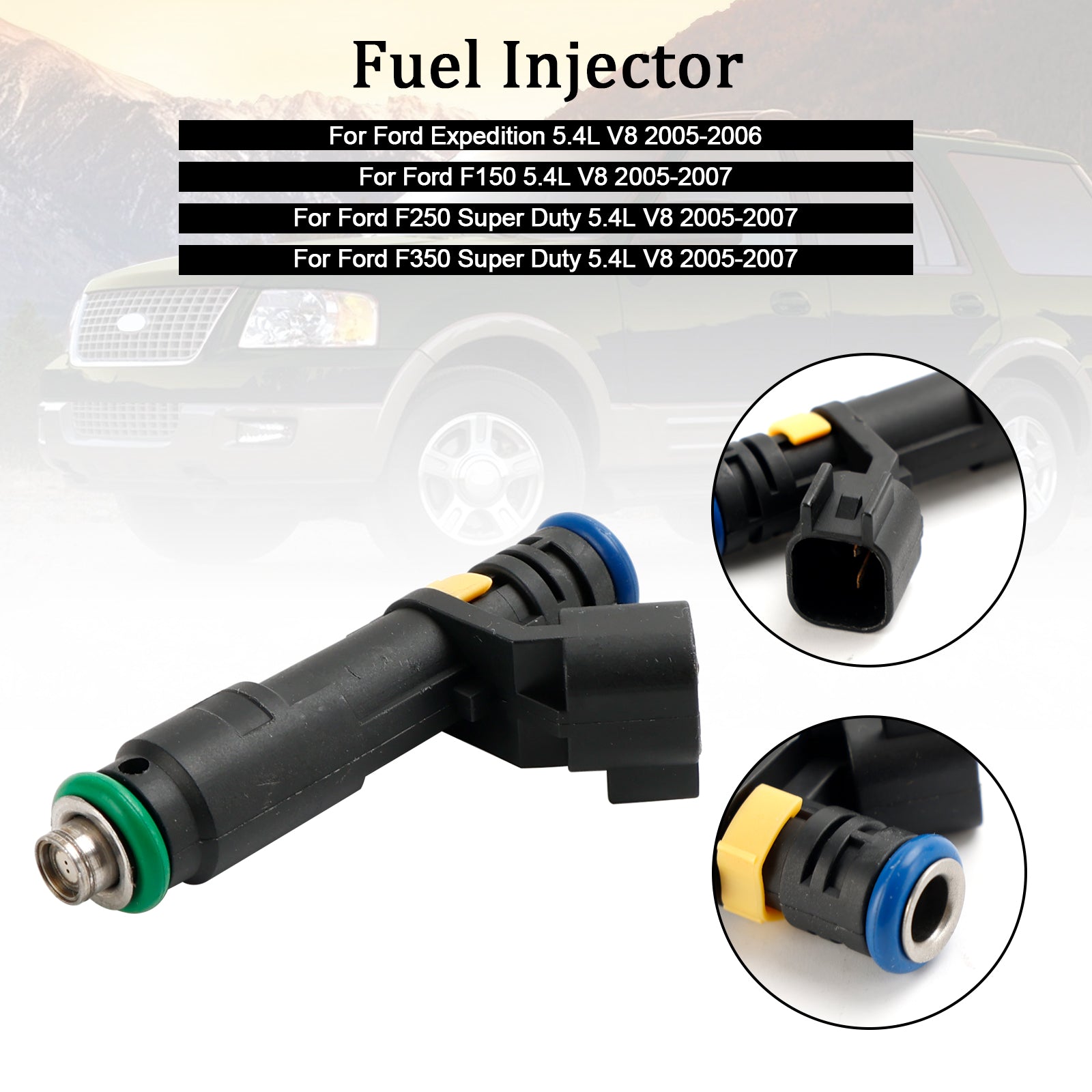 PALASER 2005-2007 Lincoln Navigator 5.4L V8 Fuel Injector FJ817 5C3Z9F593DA 8S4Z9F593A - Image 8