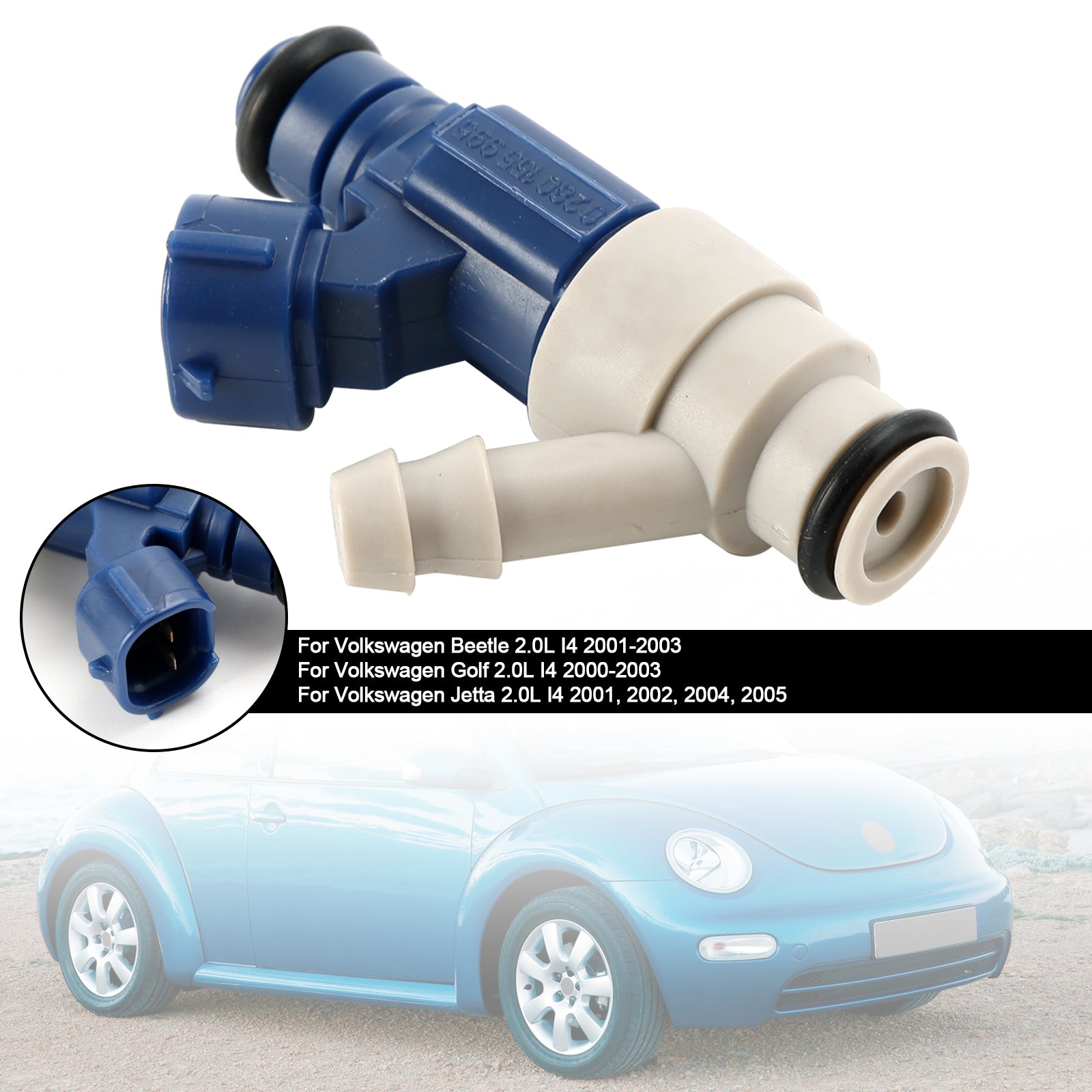 PALASER 2000-2003 Volkswagen Golf 2.0L I4 Fuel Injector 0280155995 0280156240 06A906031AC - Image 9