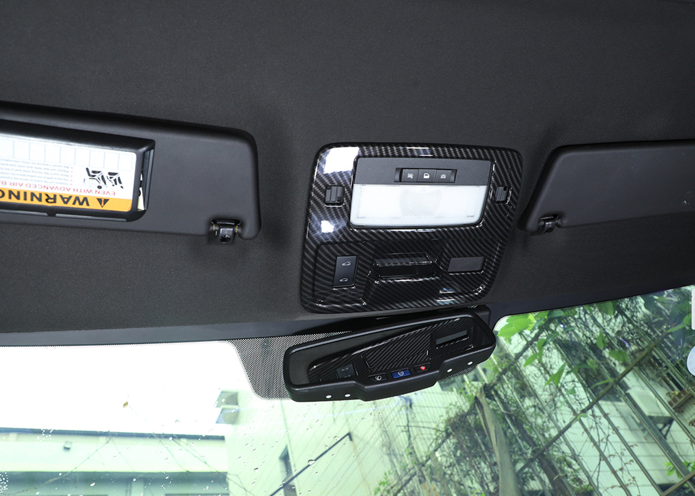 PALASER Carbon Fiber Reading Lamp Panel Cover Trim For Chevr Camaro 2010-2015 - Image 6