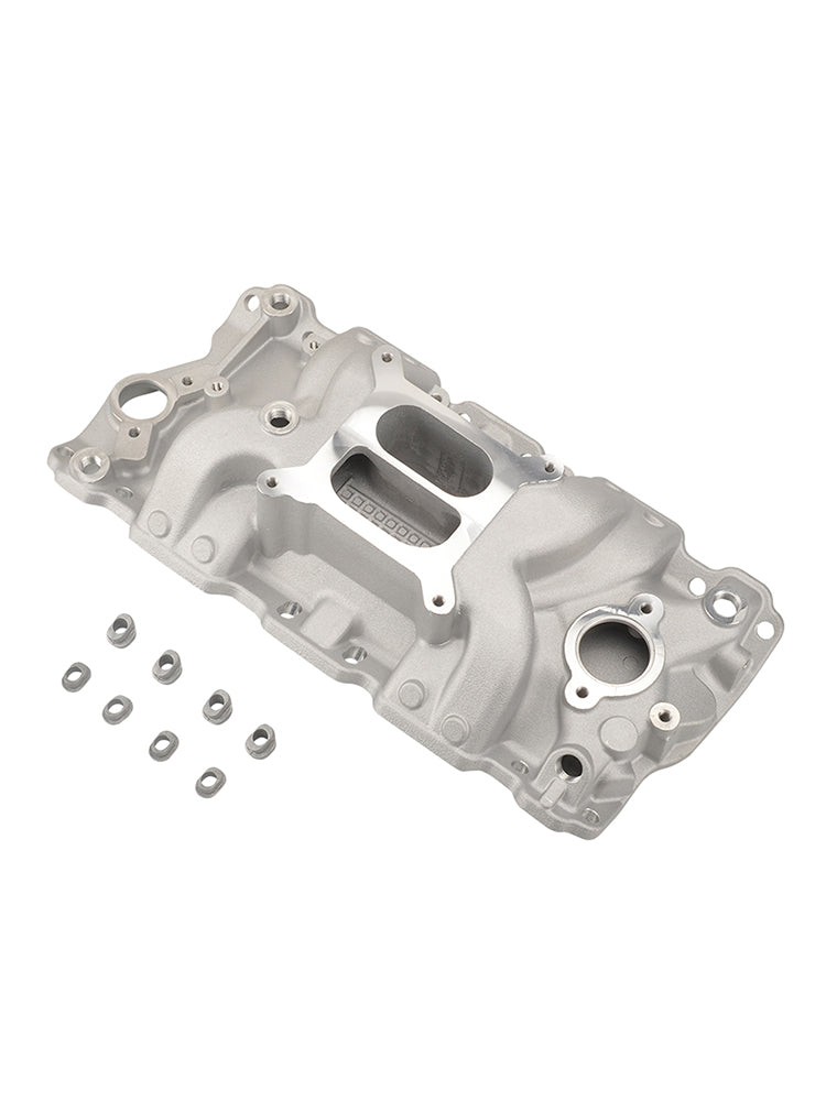 PALASER Dual Plane Intake Manifold Fit Chevy Small Block 305 327 350 400 57-86 High Rise - Image 13