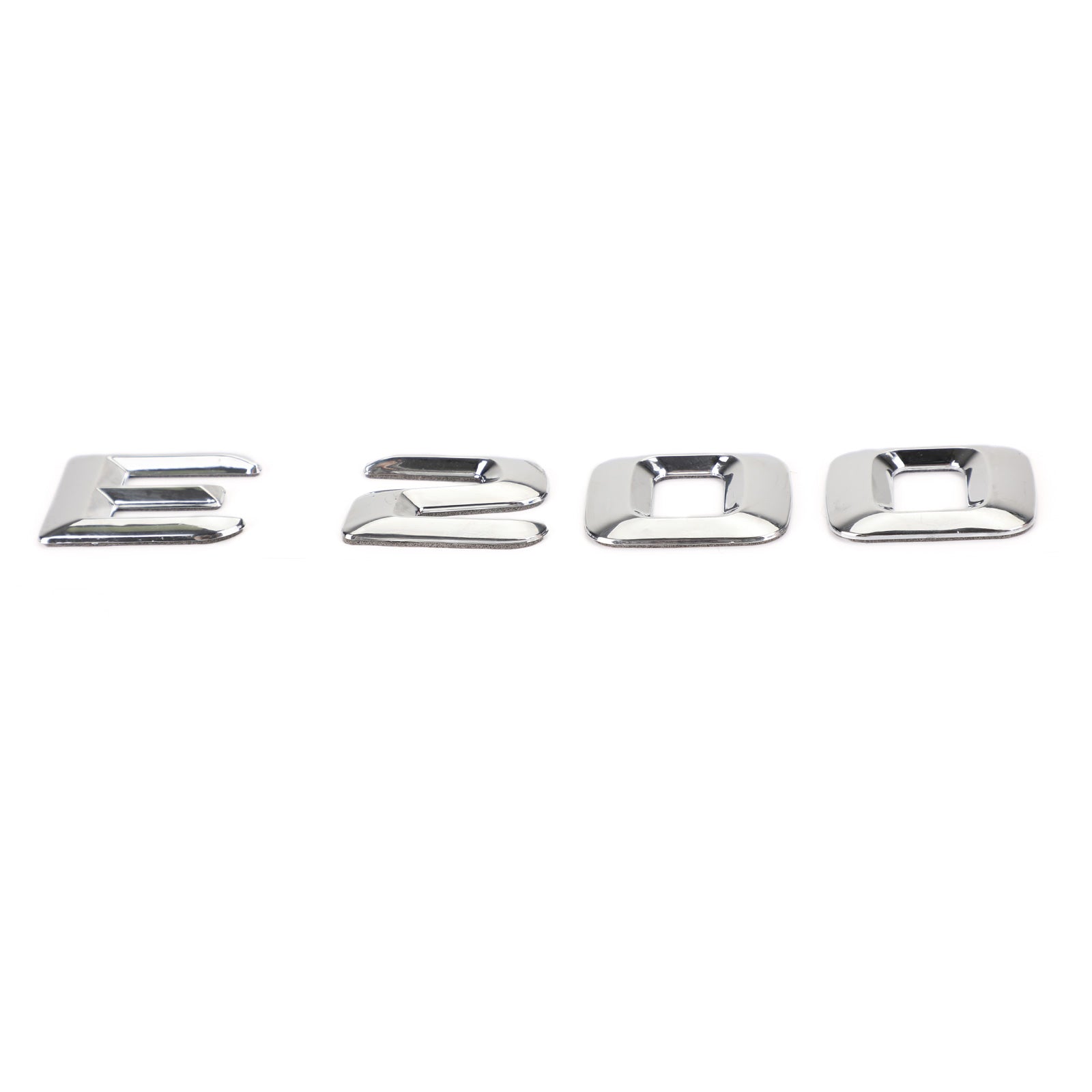 PALASER Rear Trunk Emblem Badge Nameplate Decal Letters Numbers Fit Mercedes E200 Chrome - Image 7