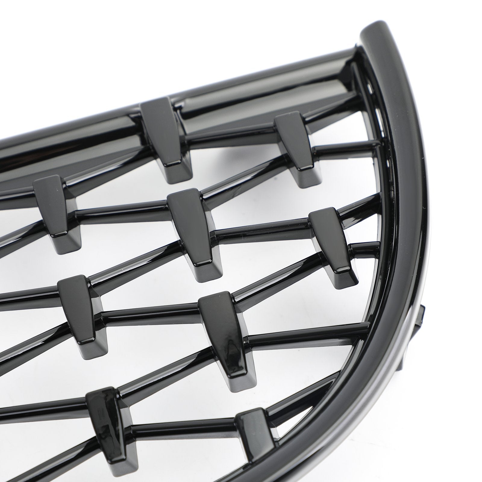 PALASER Meteor Black Kidney Grill Mesh Grille Fit BMW E90 3 Series Sedan 2005-2008 - Image 8