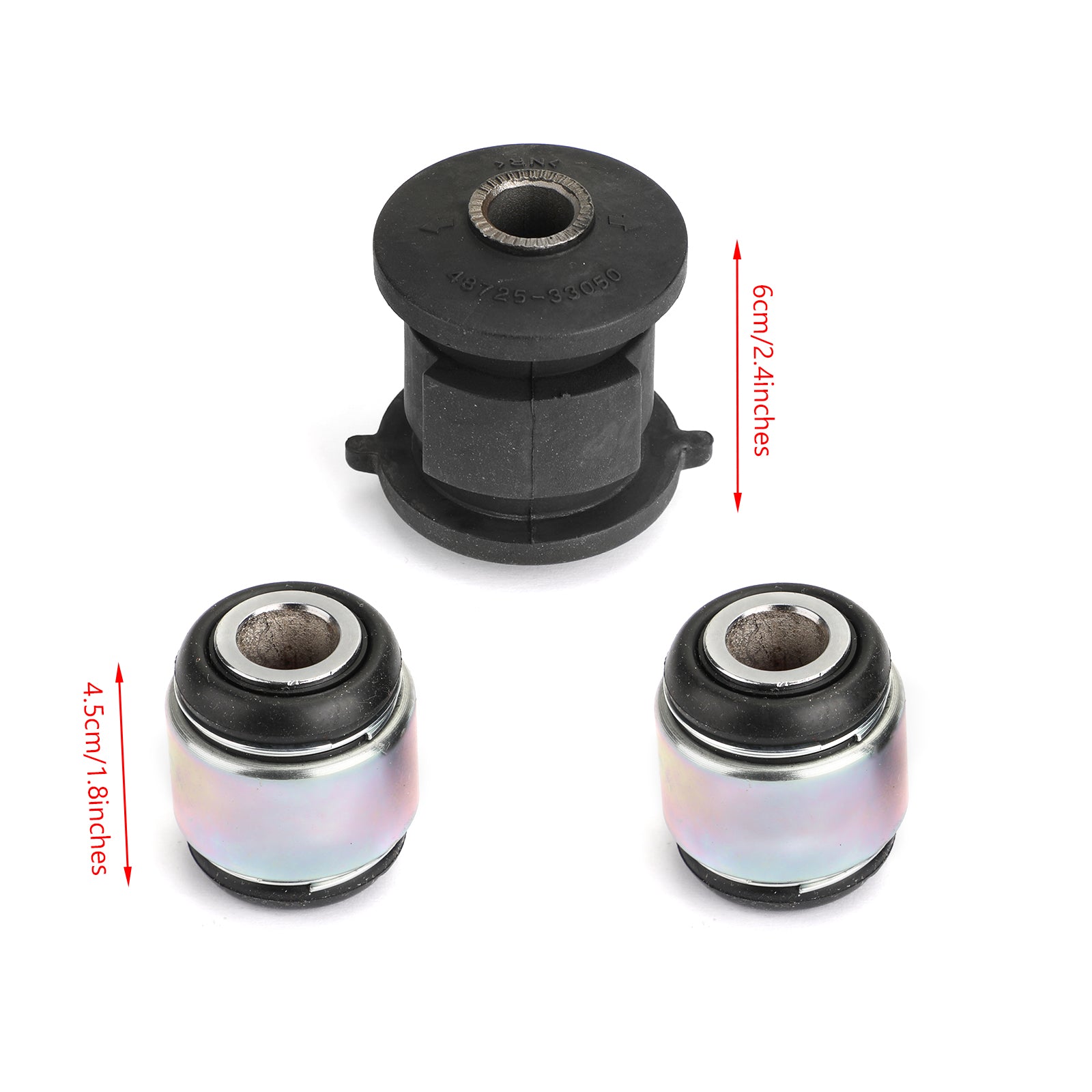 PALASER 3Pcs Rear Arm Assembly Knuckle Bushing For Toyota Highlander Camry Avalon Lexus - Image 2