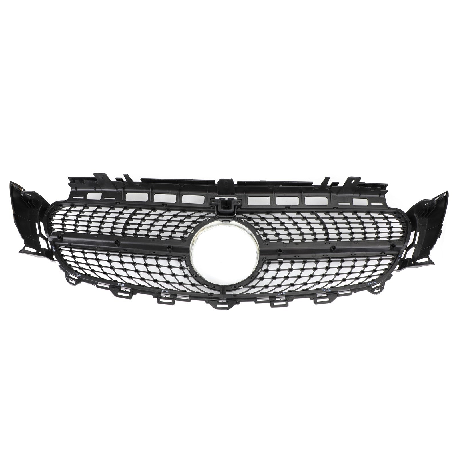 PALASER 2017-2019 Benz W213 E200 E250 E300 Diamond Silver Border Front Grille Grill - Image 3