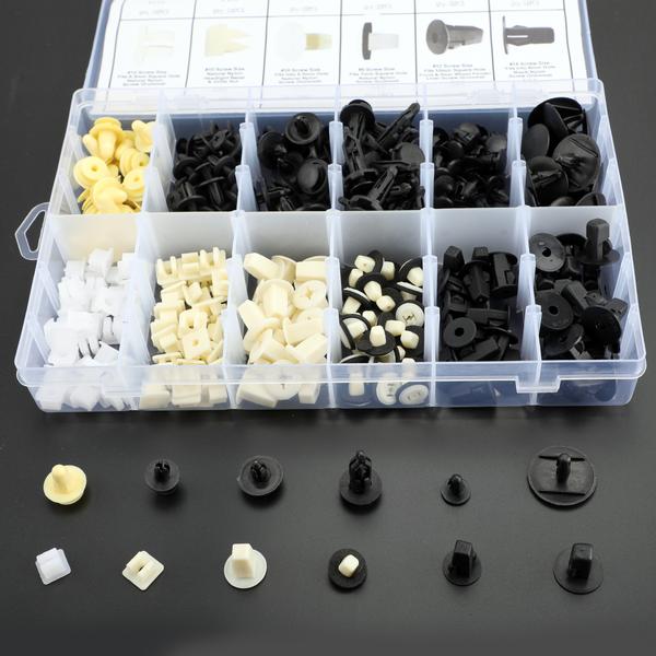 PALASER 292PCS Fender Door Hood Bumper Trim Clips Body Retainer Assortment & Screwdriver - Image 3