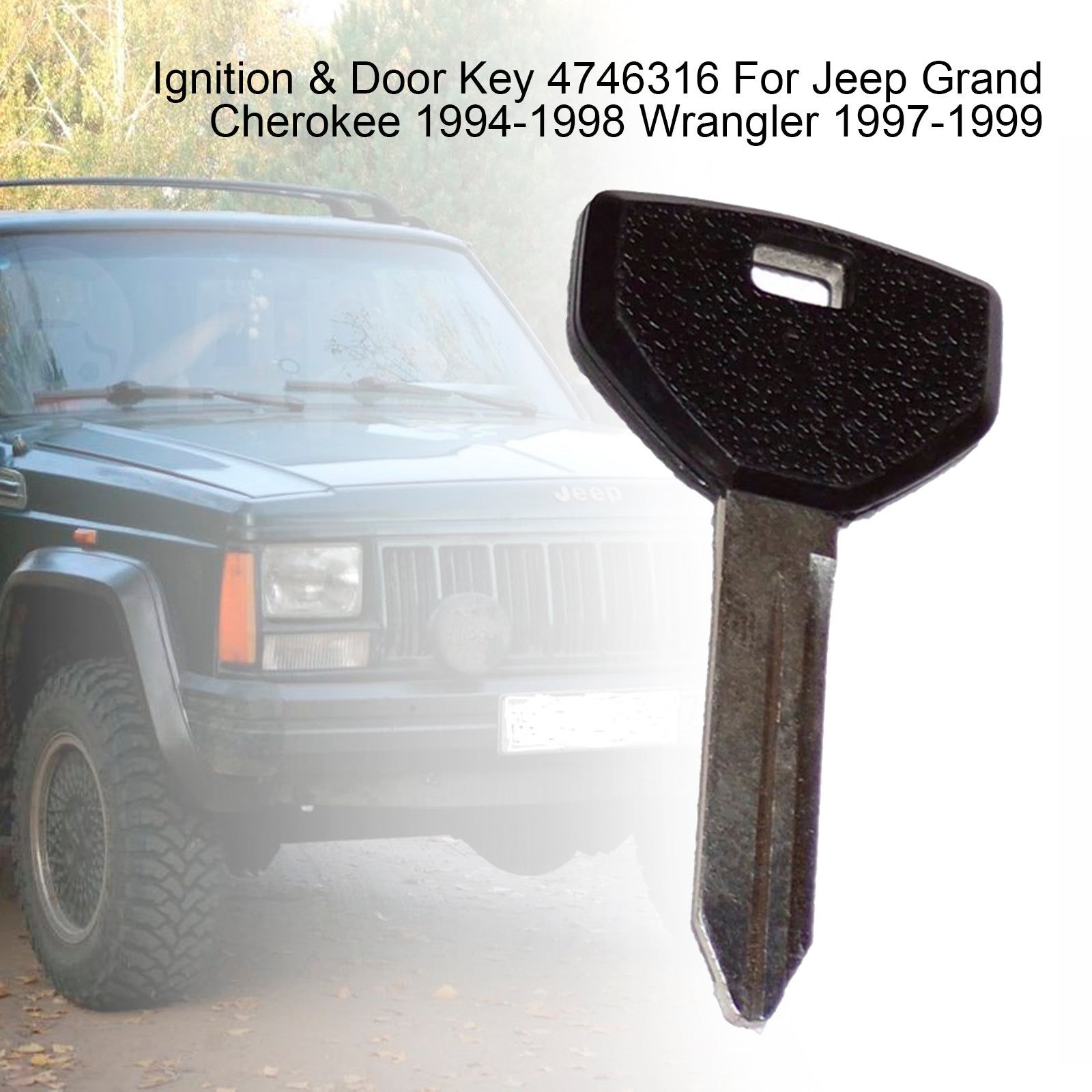 PALASER Ignition & Door Key 4746316 For Jeep Grand Cherokee 1994-1998 Wrangler 97-99 - Image 3