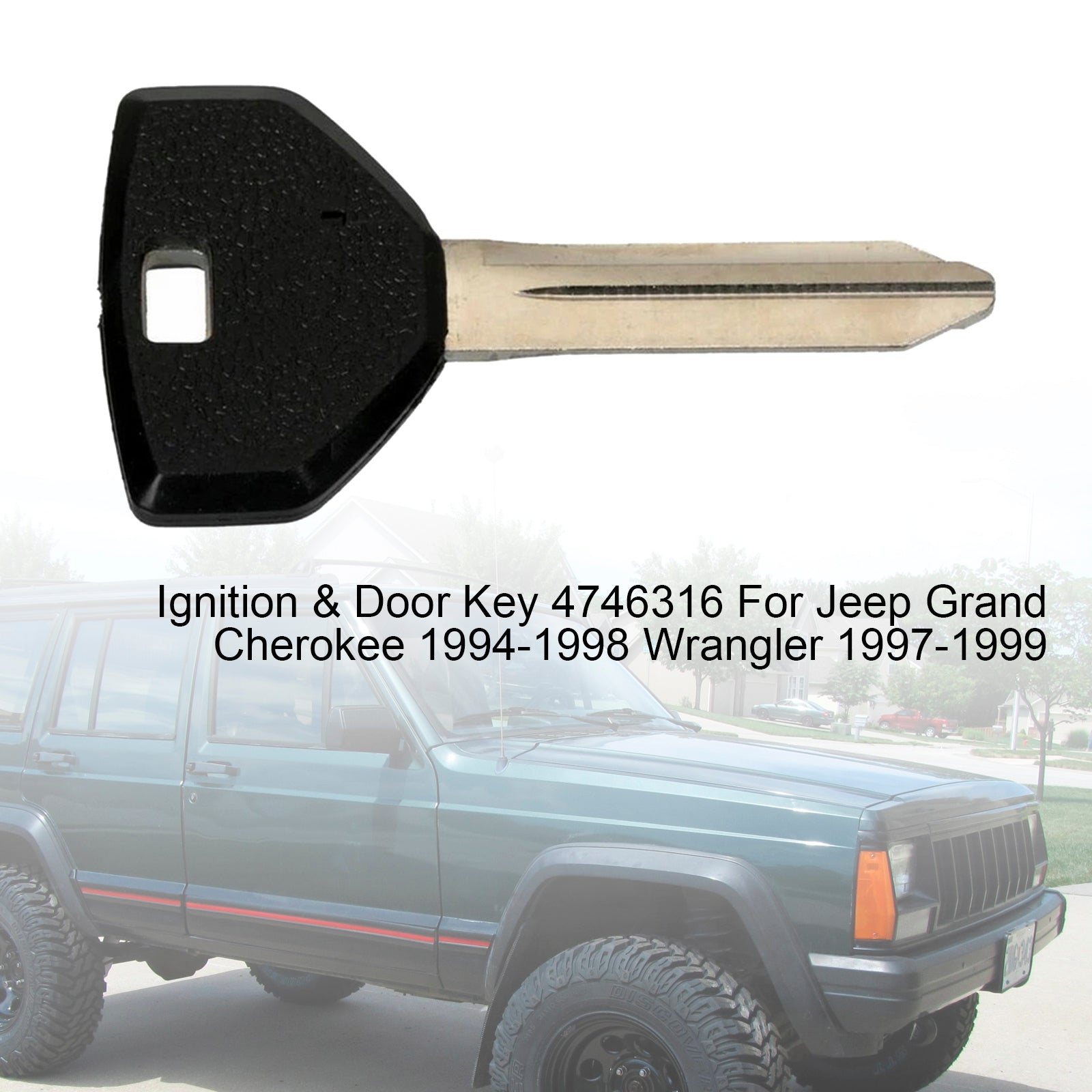 PALASER Ignition & Door Key 4746316 For Jeep Grand Cherokee 1994-1998 Wrangler 97-99 - Image 4