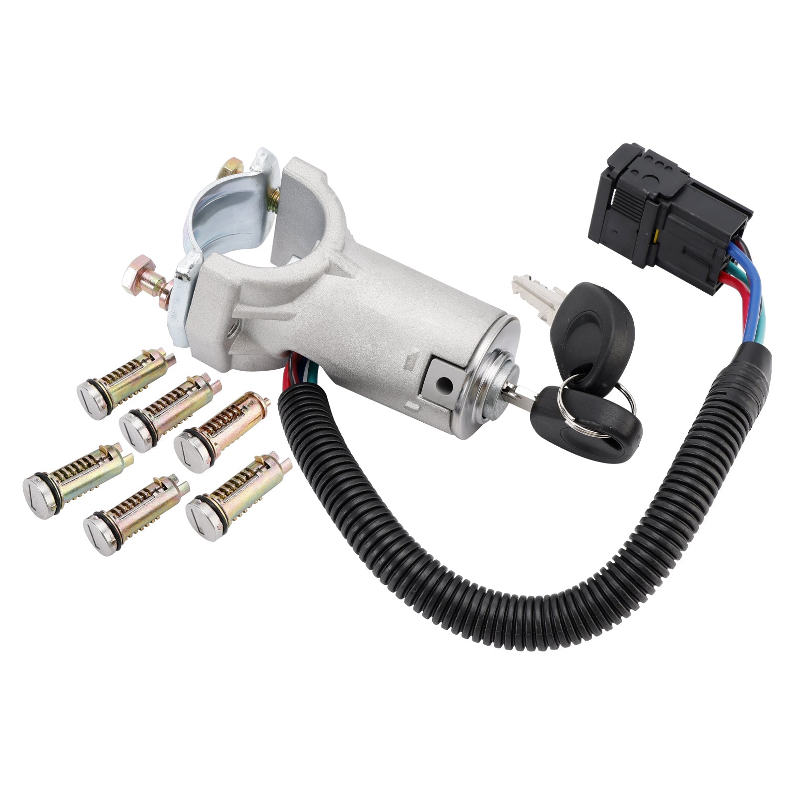 PALASER Ignition Lock + 6x Locking Cylinder + Key 2996075 For Iveco Daily 06-12 - Image 17