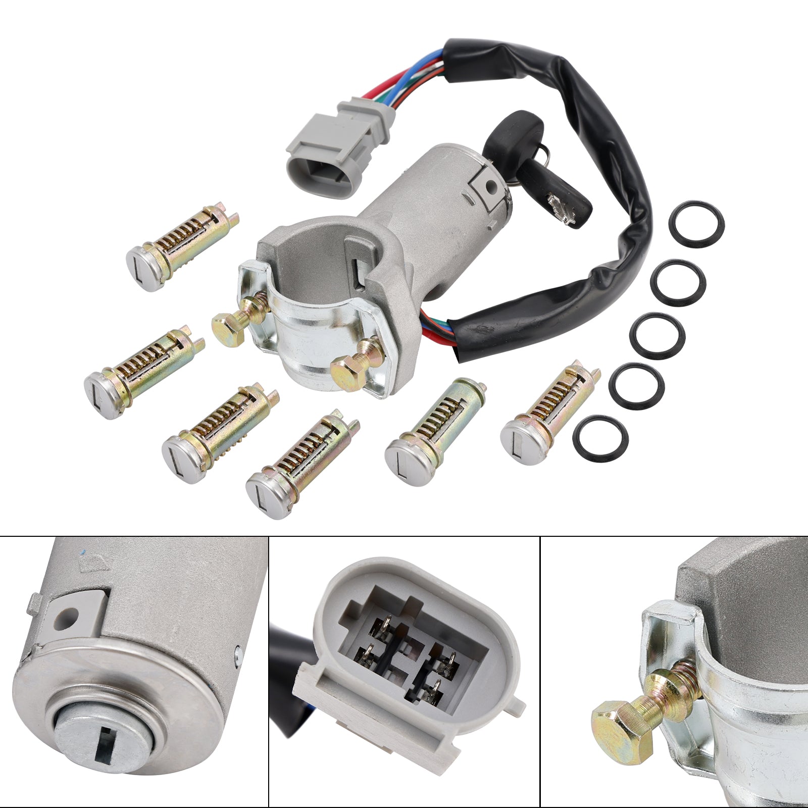 PALASER Ignition Lock + 6x Locking Cylinder + Key 2991727 For Iveco Daily 2000-2006 - Image 5