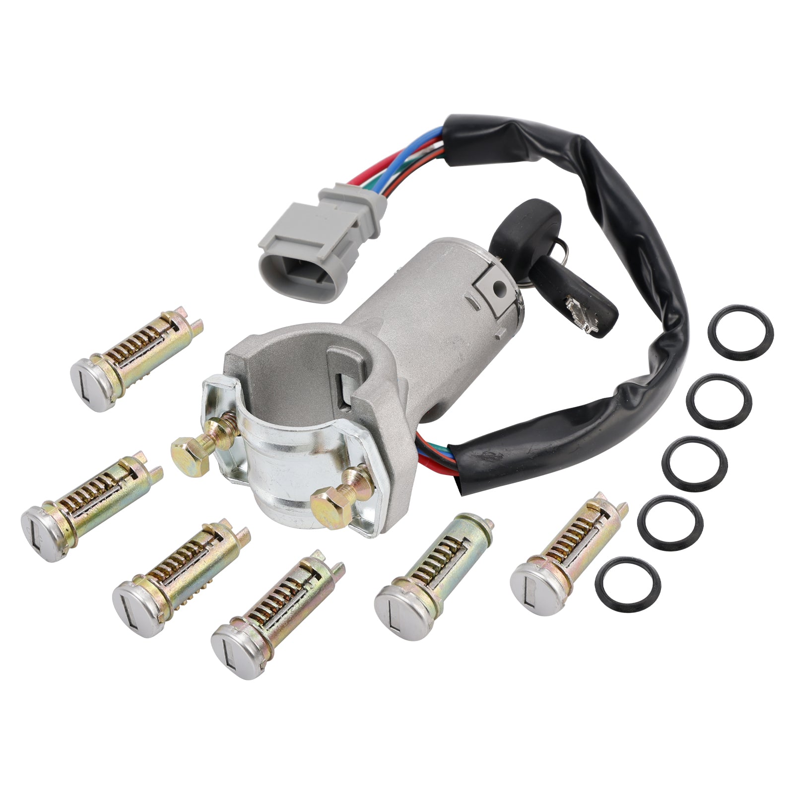 PALASER Ignition Lock + 6x Locking Cylinder + Key 2991727 For Iveco Daily 2000-2006 - Image 7