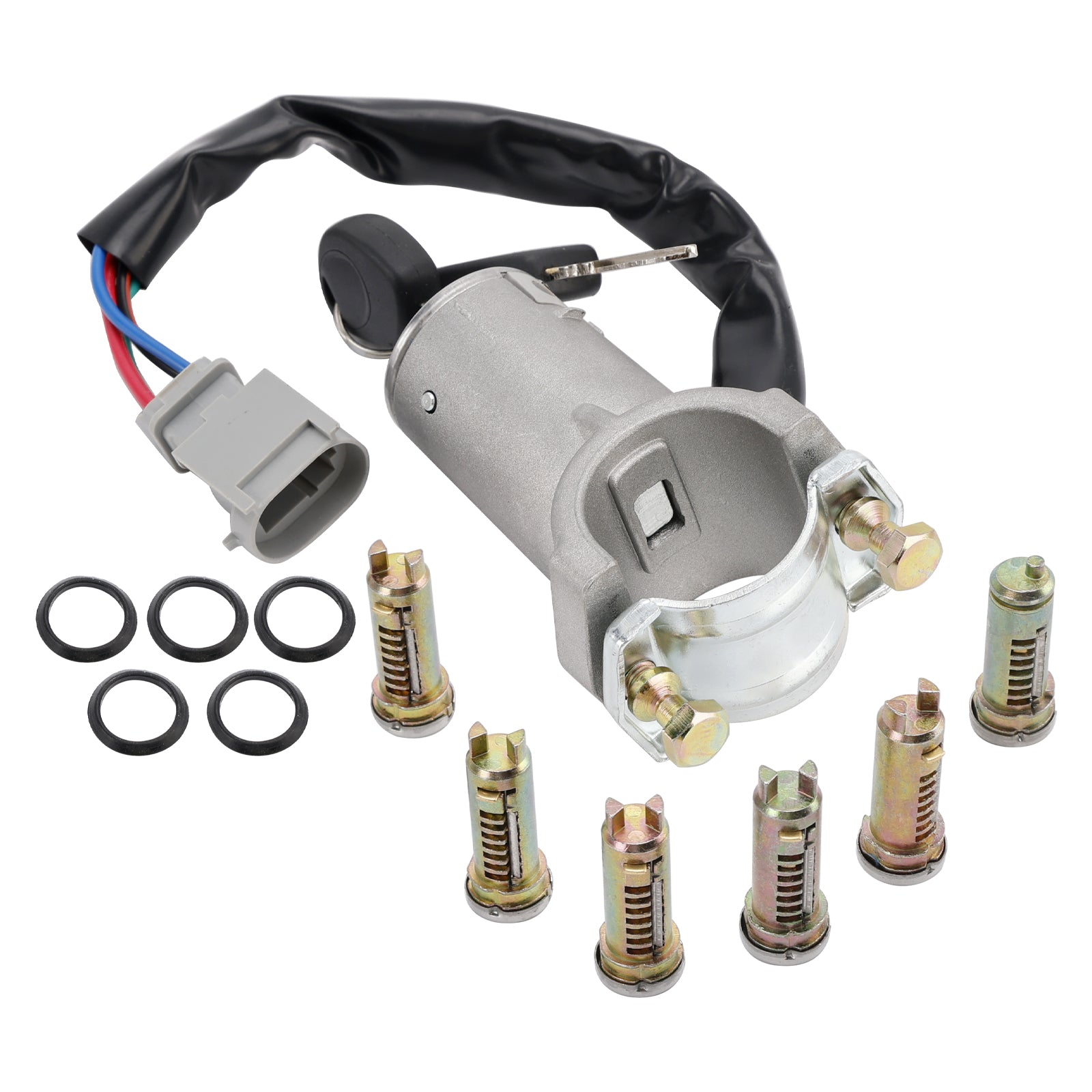 PALASER Ignition Lock + 6x Locking Cylinder + Key 2991727 For Iveco Daily 2000-2006 - Image 8