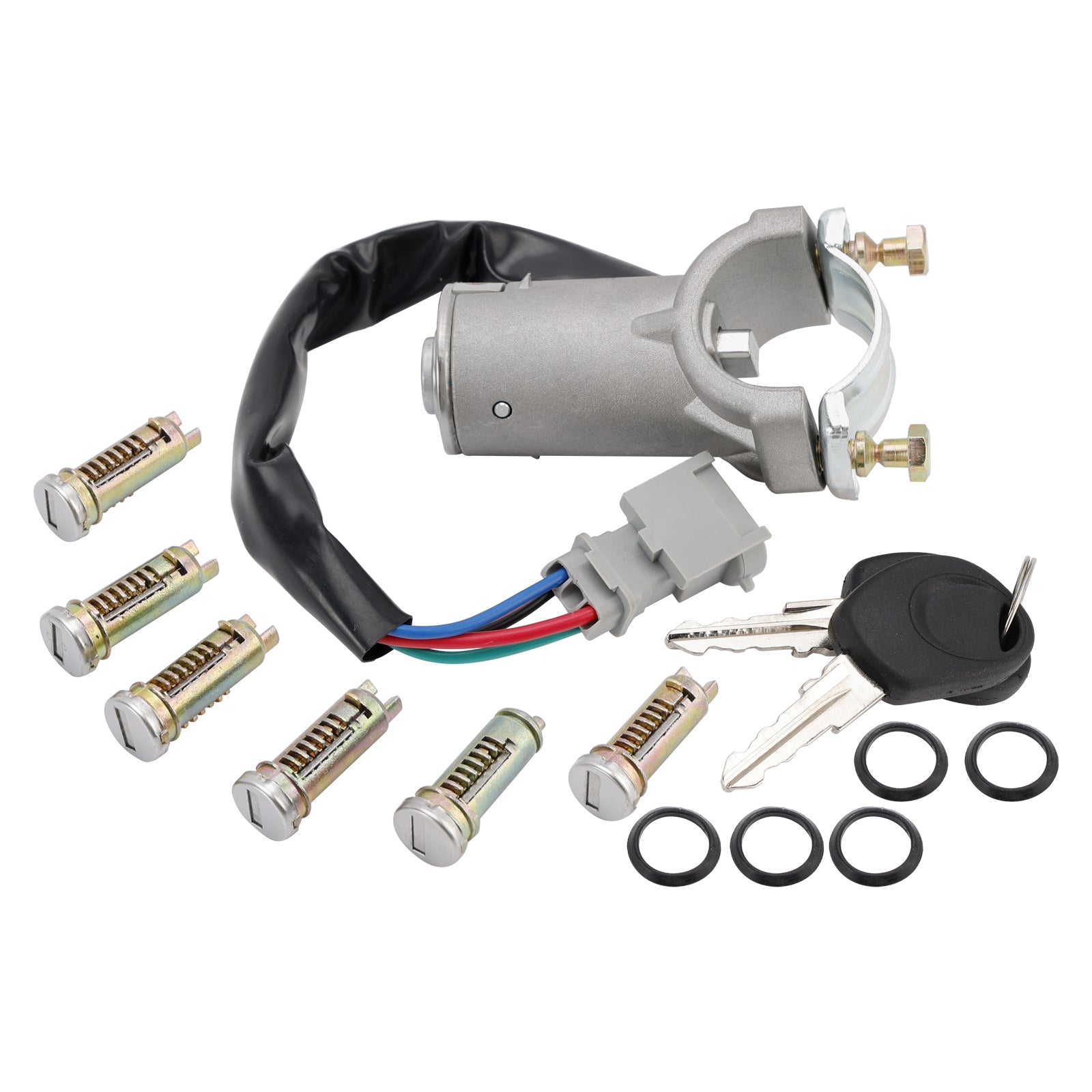 PALASER Ignition Lock + 6x Locking Cylinder + Key 2991727 For Iveco Daily 2000-2006 - Image 17