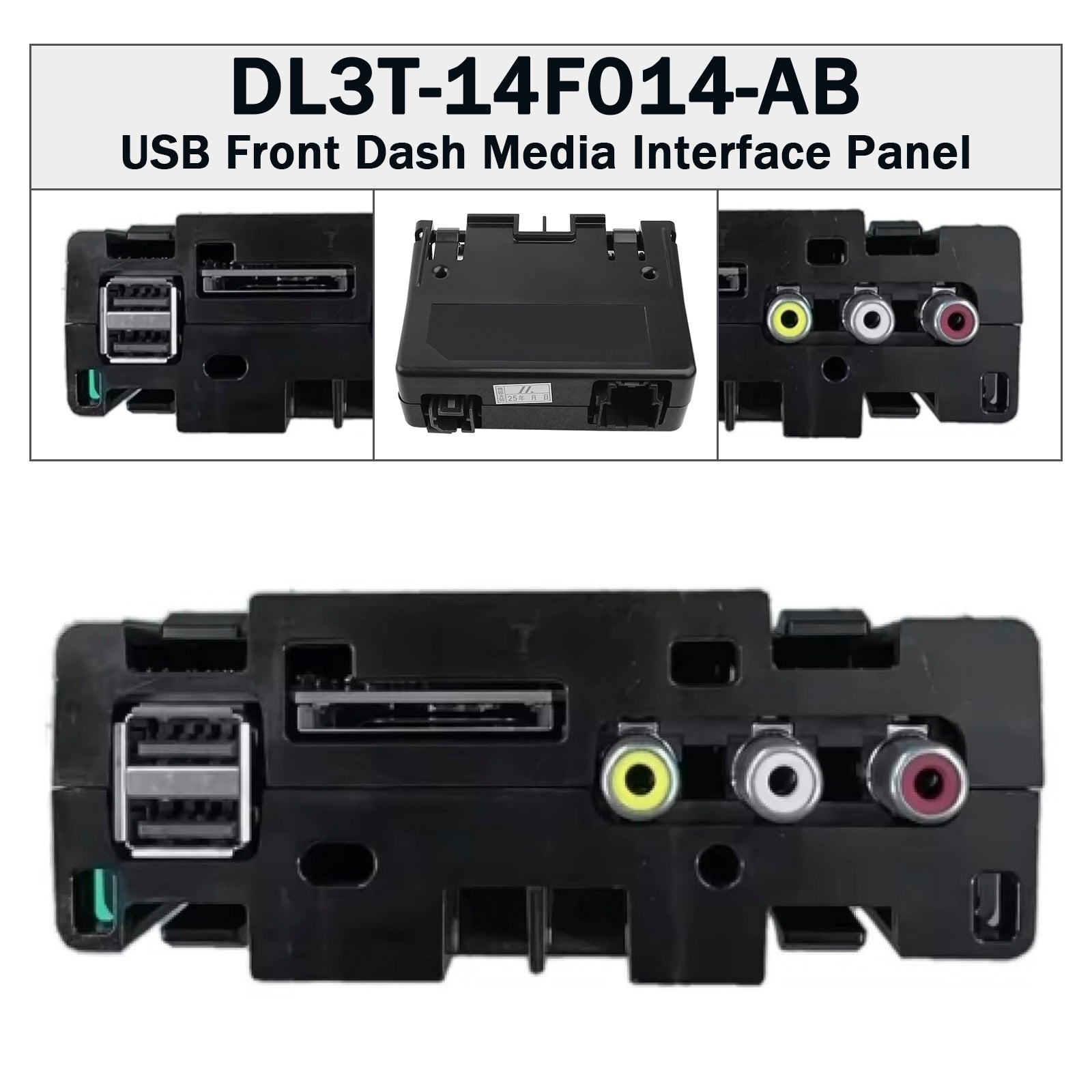 PALASER Usb Front Dash Media Interface Panel DL3T-14F014-AB For Ford F150 F250 F350 - Image 2