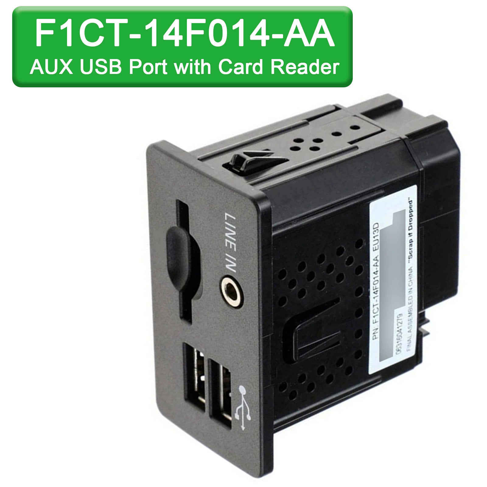 PALASER Aux Usb Port With Card Reader For Transit Kuga F1CT-14F014-AA - Image 3