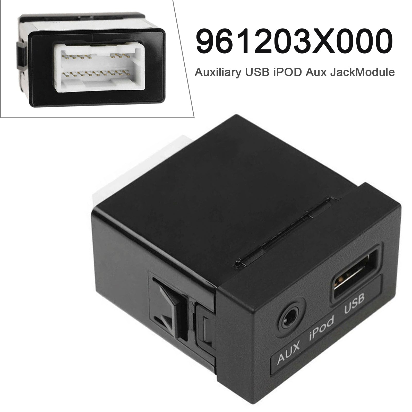 PALASER Auxiliary Usb Ipod Aux Jack For Hyundai Elantra 2011-2013 961203X000 - Image 4