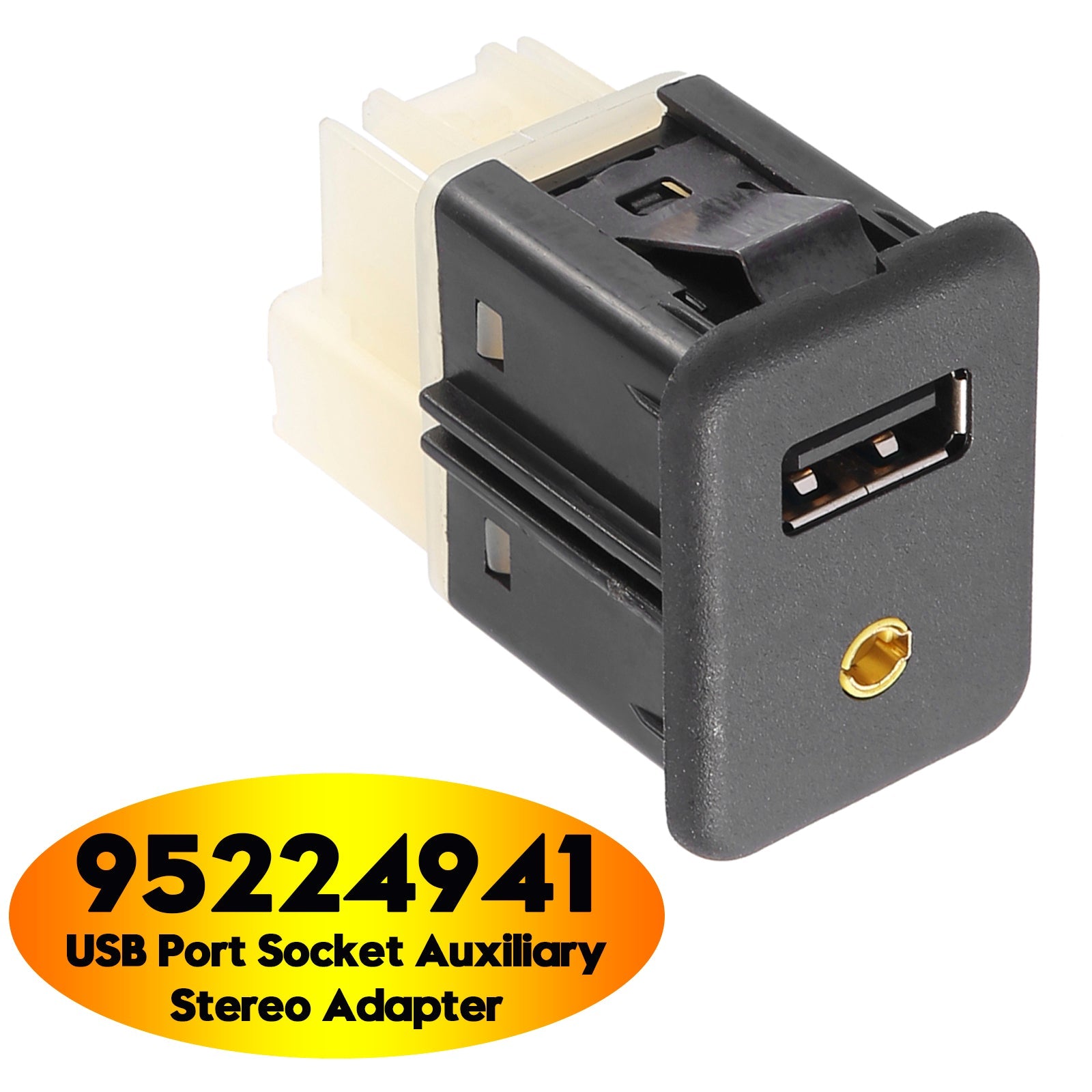 PALASER Usb Port Socket Auxiliary Stereo Adapter For Chevrolet Spark 95224941 - Image 2
