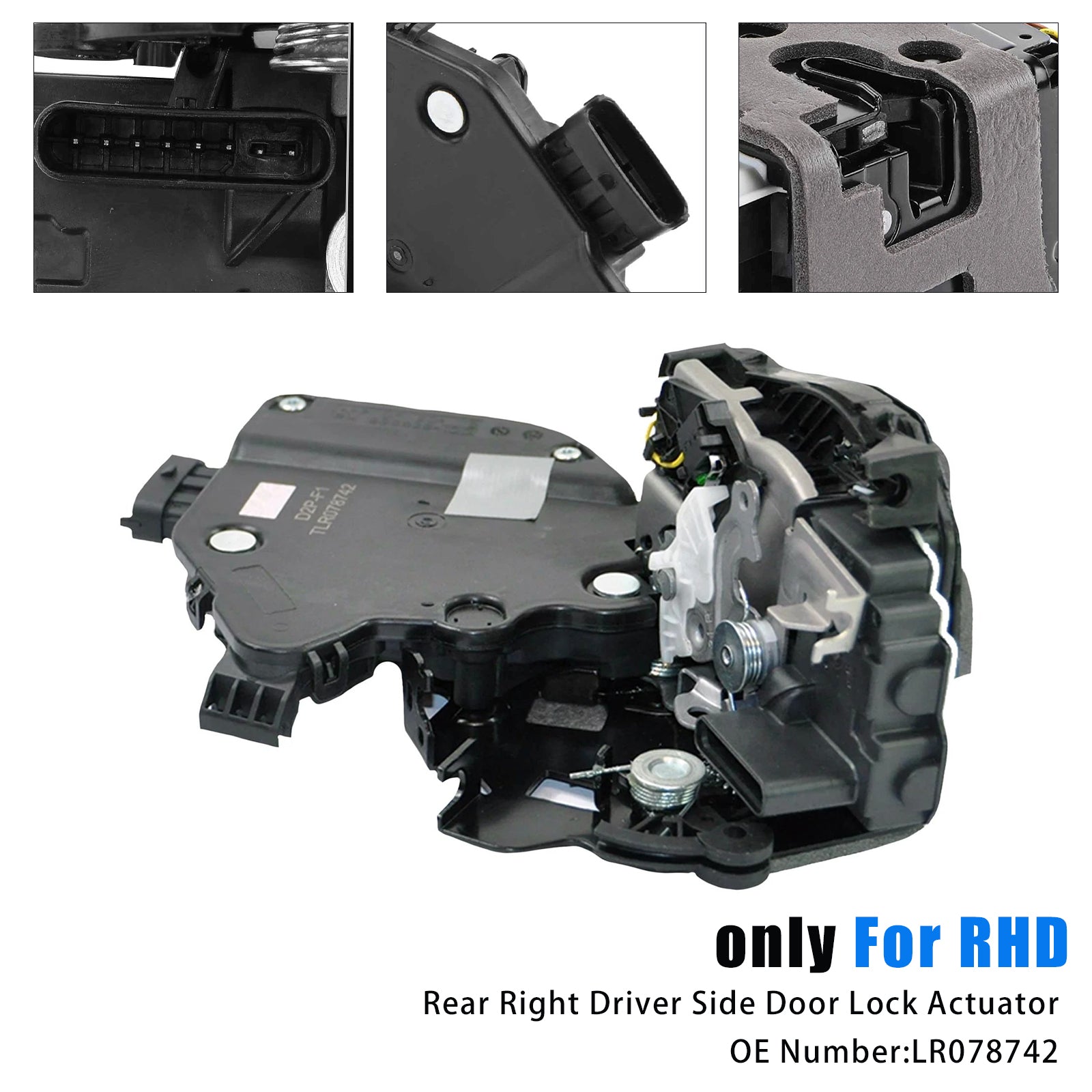 PALASER Rear Right Door Lock Actuator LR078742 For Range Rover Sport 2014-2022 - Image 5