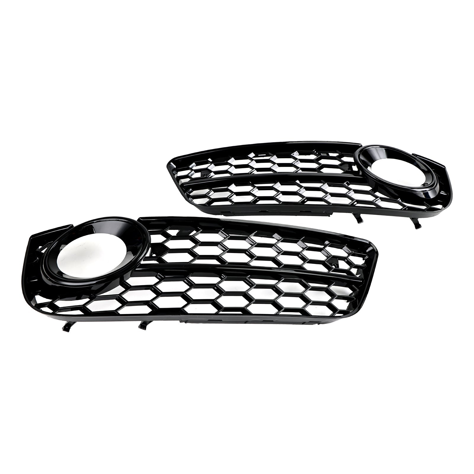 PALASER 2007-2011 Audi A5 Standart Style Pair Honeycomb Front Fog Lamp Cover Grill 1522024 - Image 10