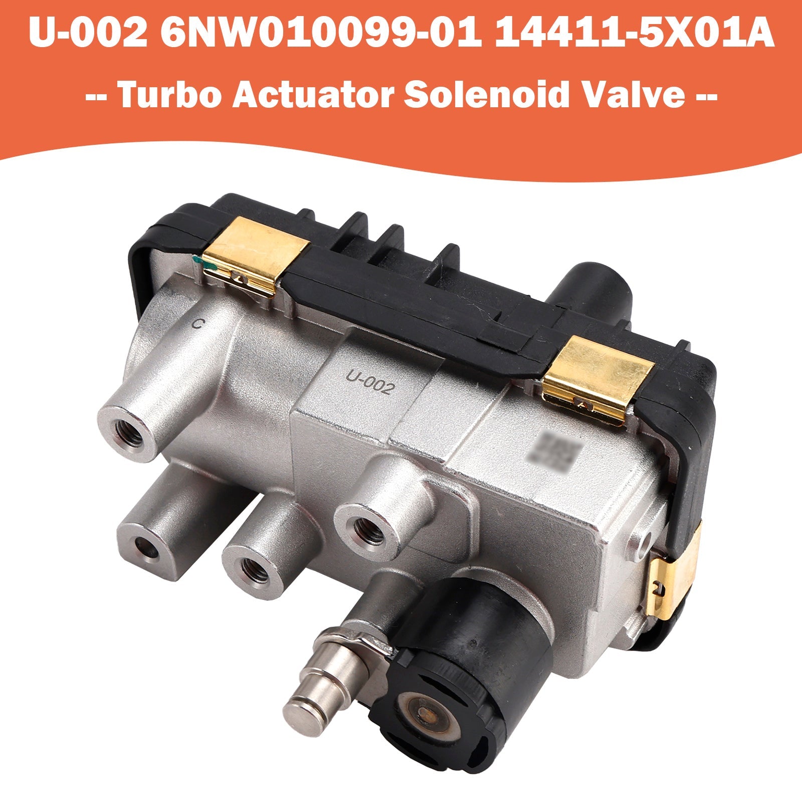 PALASER Turbo Actuator Solenoid Valve For Nissan Navara Frontier 2.5 U-002 6NW010099-01