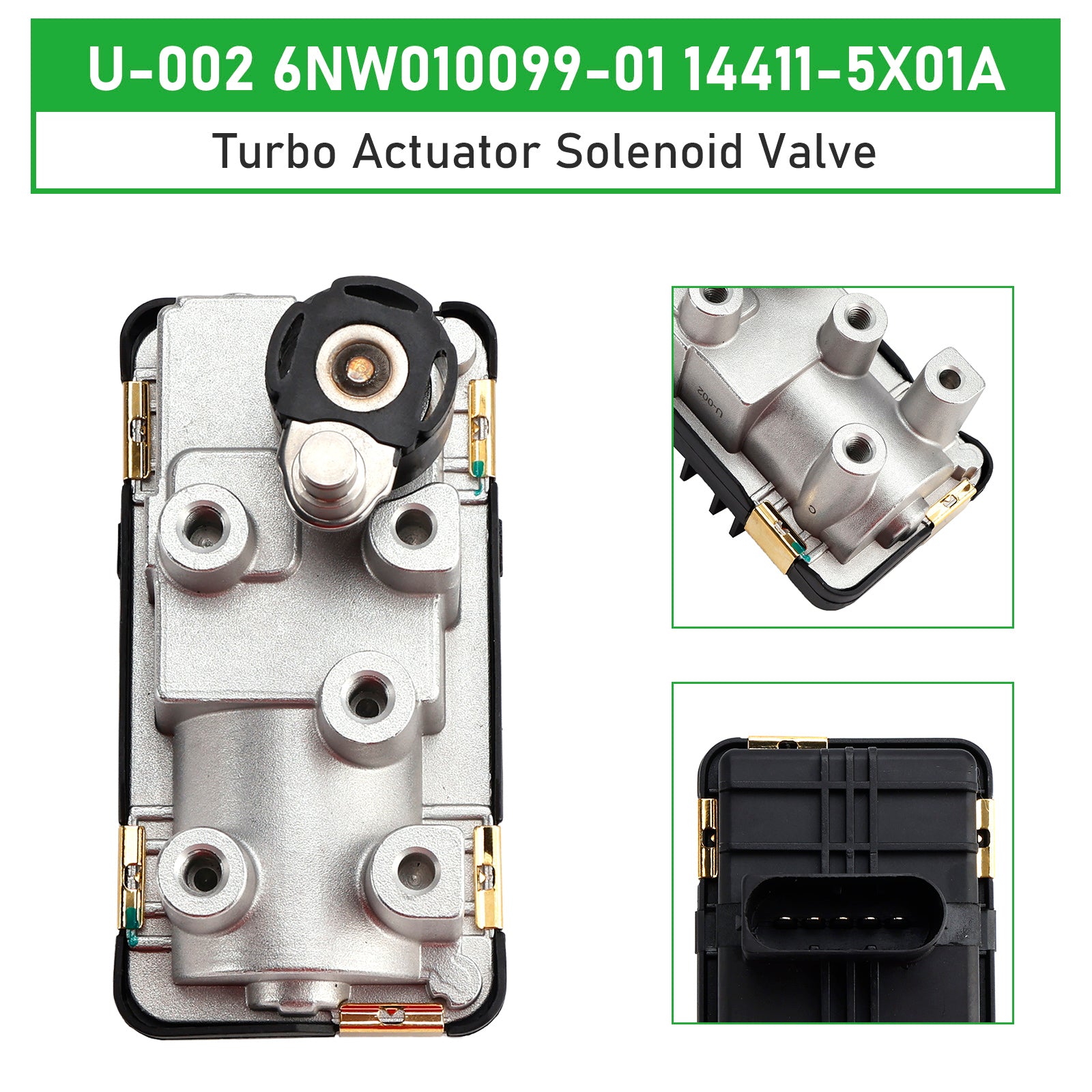 PALASER Turbo Actuator Solenoid Valve For Nissan Navara Frontier 2.5 U-002 6NW010099-01 - Image 4