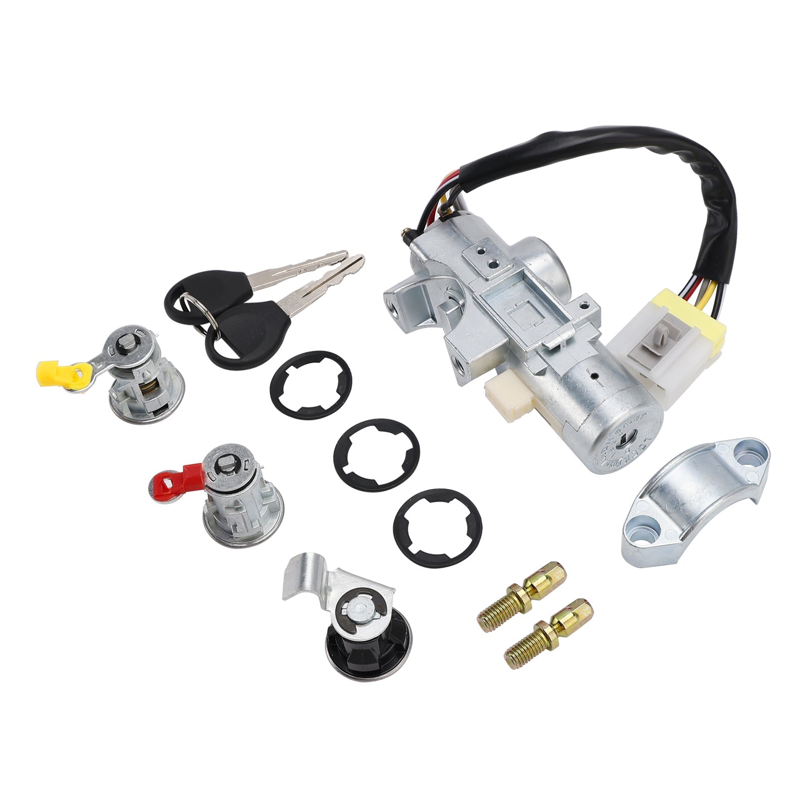 PALASER Ignition Barrel Door Lock Kit W/ 2 Keys K9810-2S806 For Nissan Navara D22 1997-2006 - Image 10