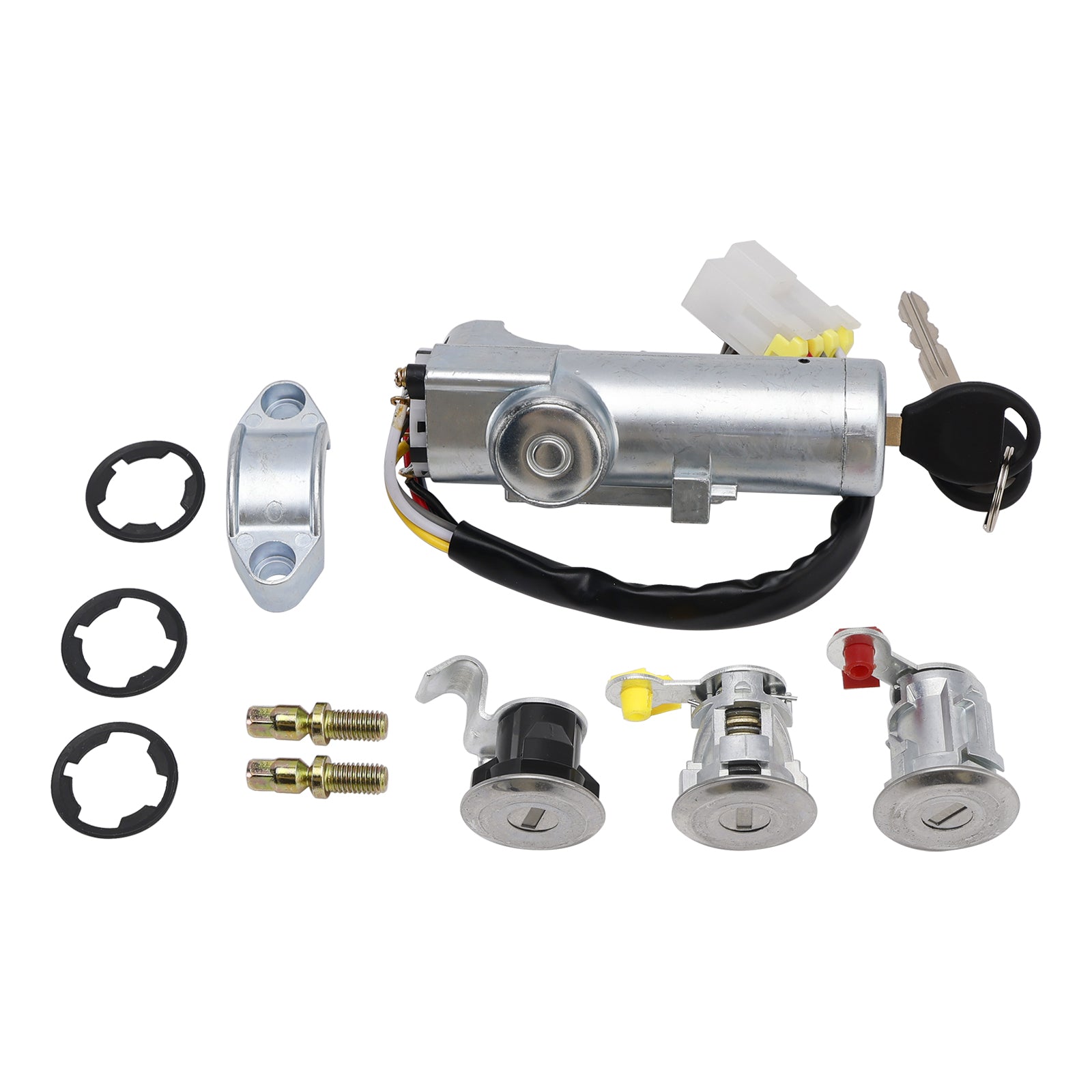 PALASER Ignition Barrel Door Lock Kit W/ 2 Keys K9810-2S806 For Nissan Navara D22 1997-2006 - Image 13