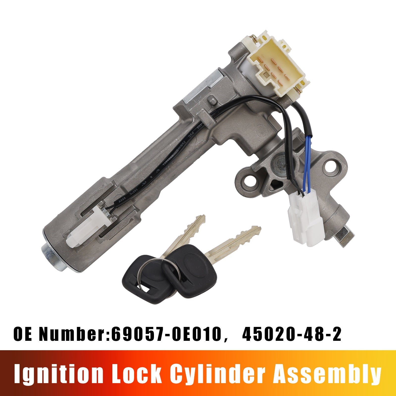PALASER Ignition Lock Cylinder Assembly 2 Keys 69057-0E010 For RX330 RX350 RX400H 04-09 - Image 16