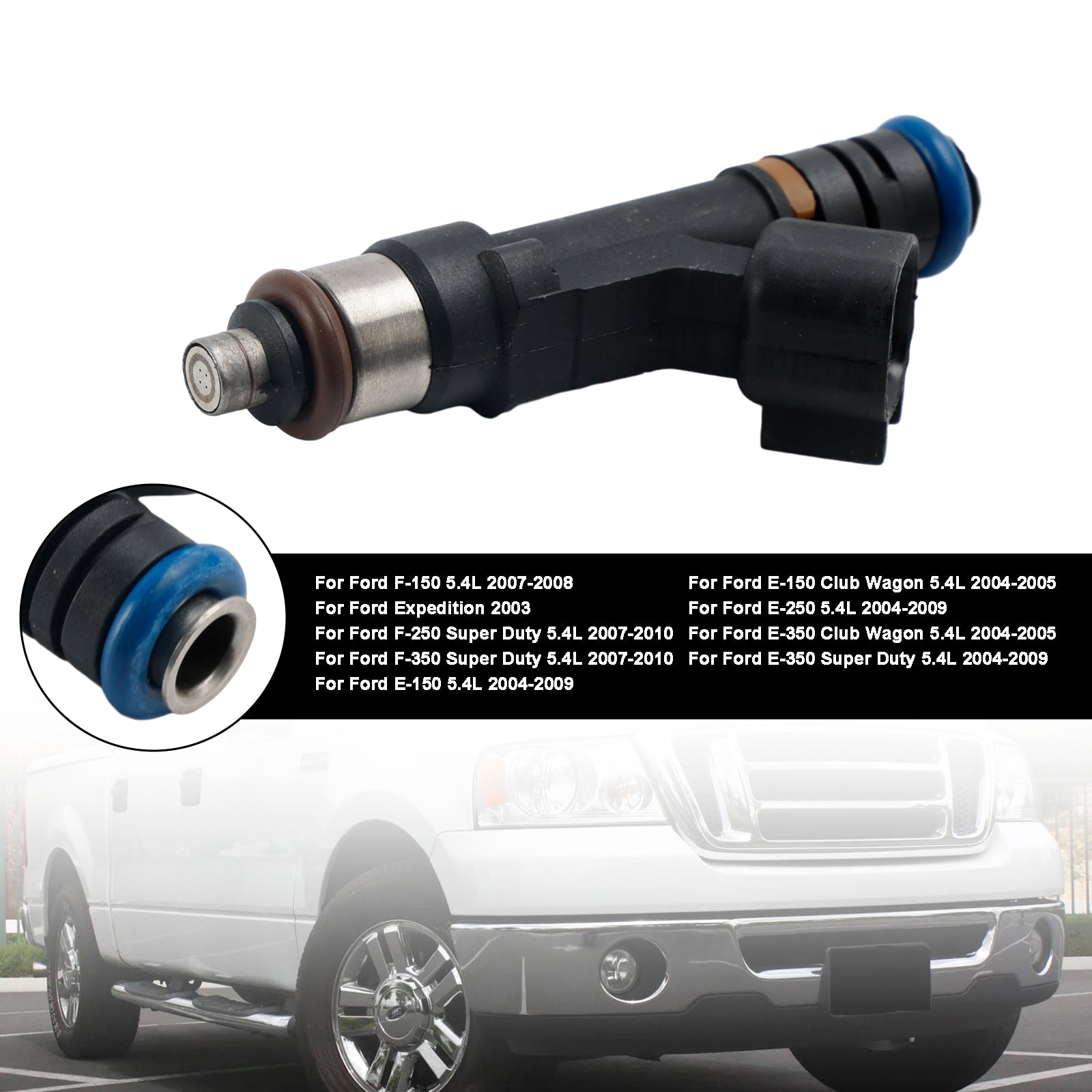 PALASER 2004-2009 Ford E-150 E-250 E-350 5.4L Fuel Injectors 0280158138 - Image 5