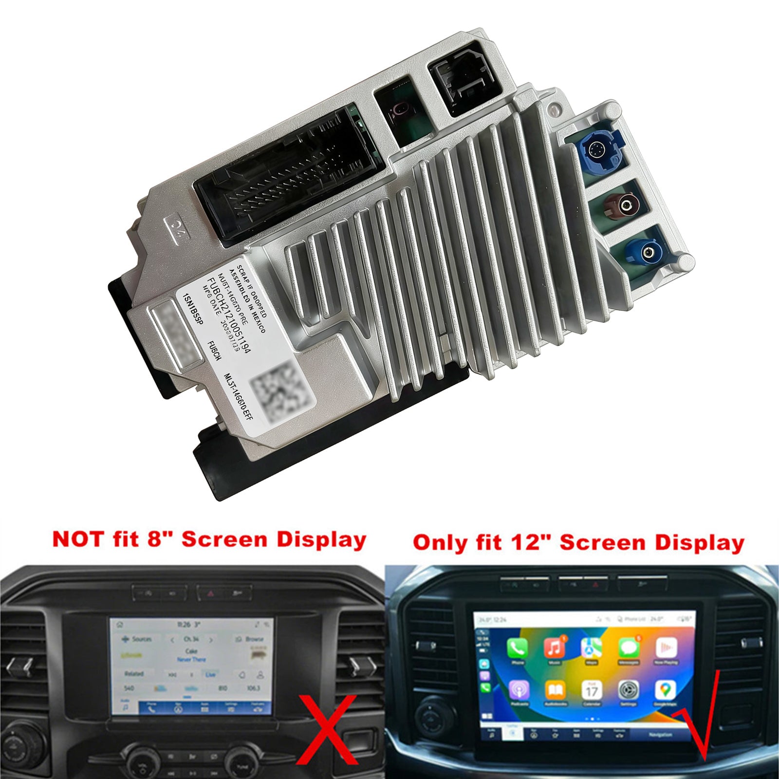 PALASER SYNC4 Apim Vin Programmed W/ Gps Navigation For Ford 2021-23 12-Inch Display - Image 14
