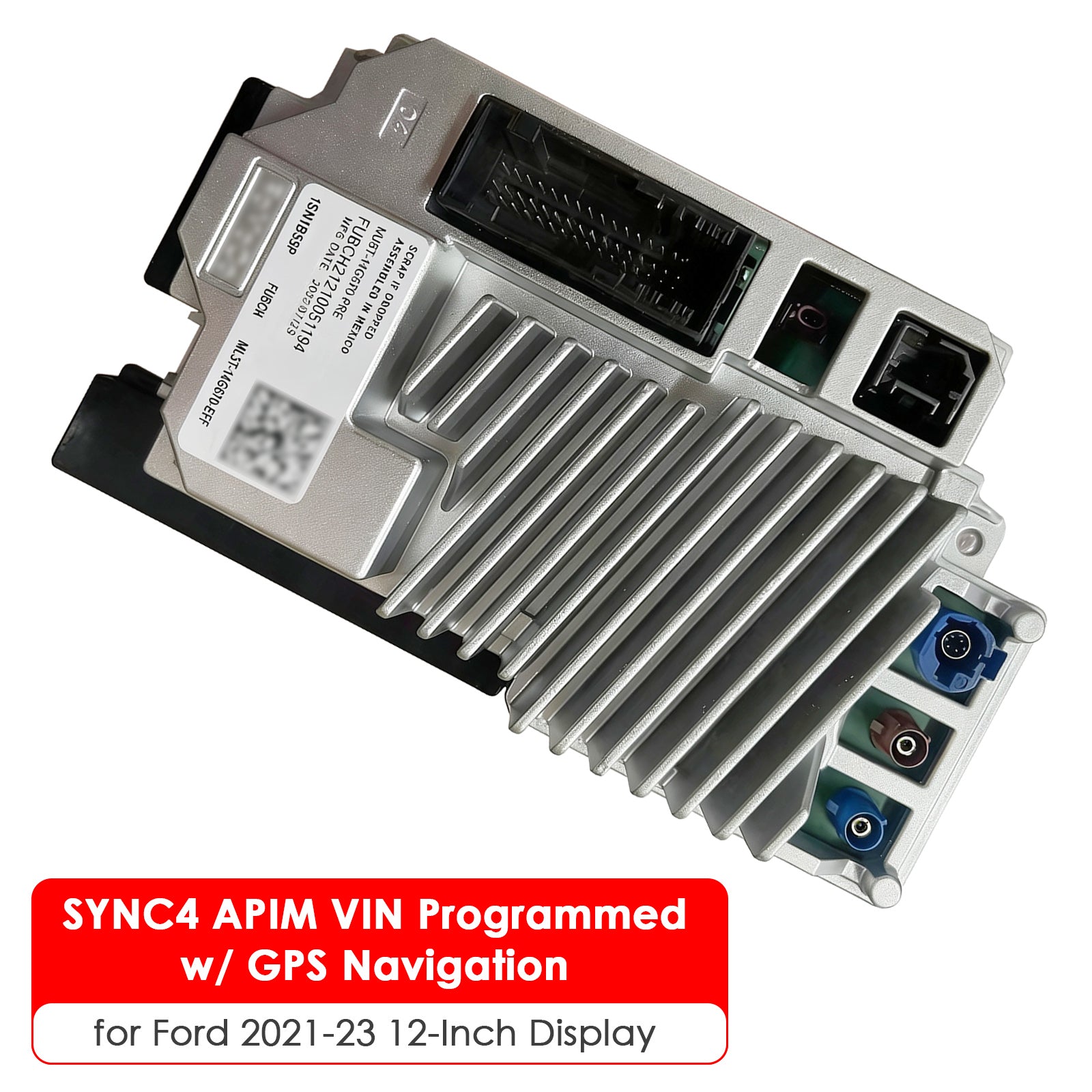 PALASER SYNC4 Apim Vin Programmed W/ Gps Navigation For Ford 2021-23 12-Inch Display - Image 4