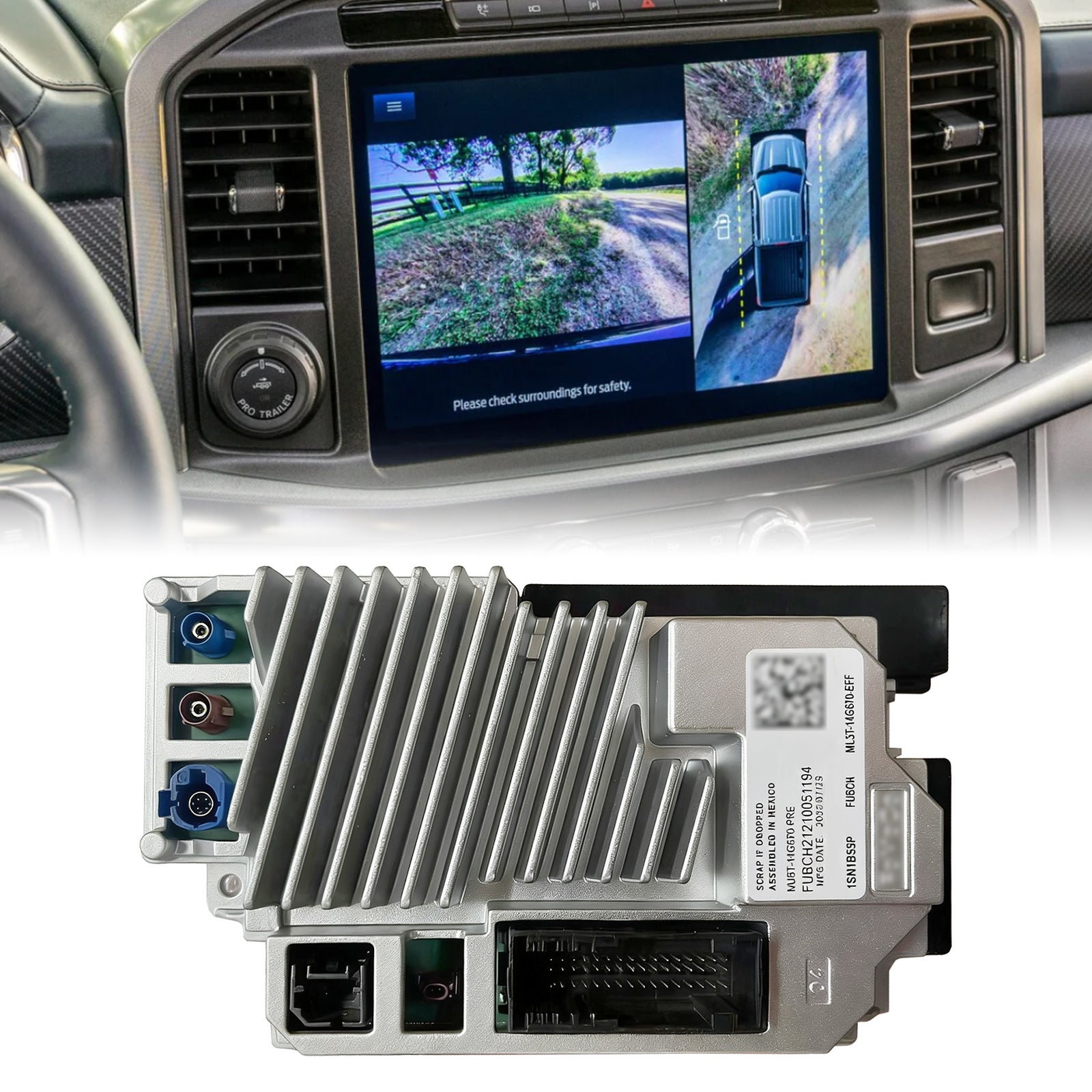 PALASER SYNC4 Apim Vin Programmed W/ Gps Navigation For Ford 2021-23 12-Inch Display - Image 13